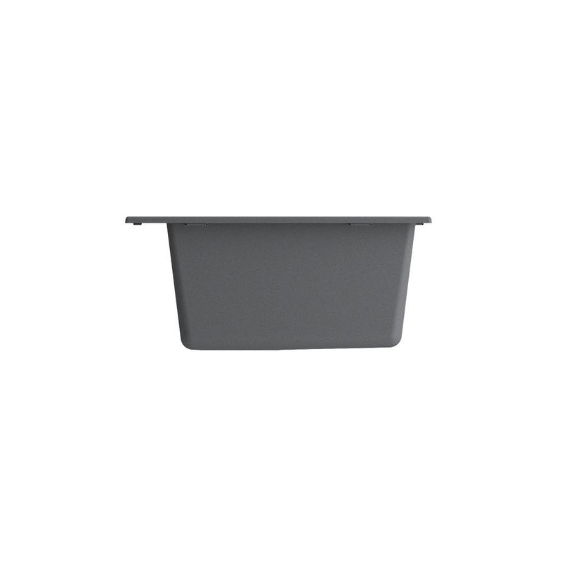Bocchi Campino Uno Dual Mount Granite 33 Inch Single Bowl Kitchen Sink w/ Accessories 1604-0126