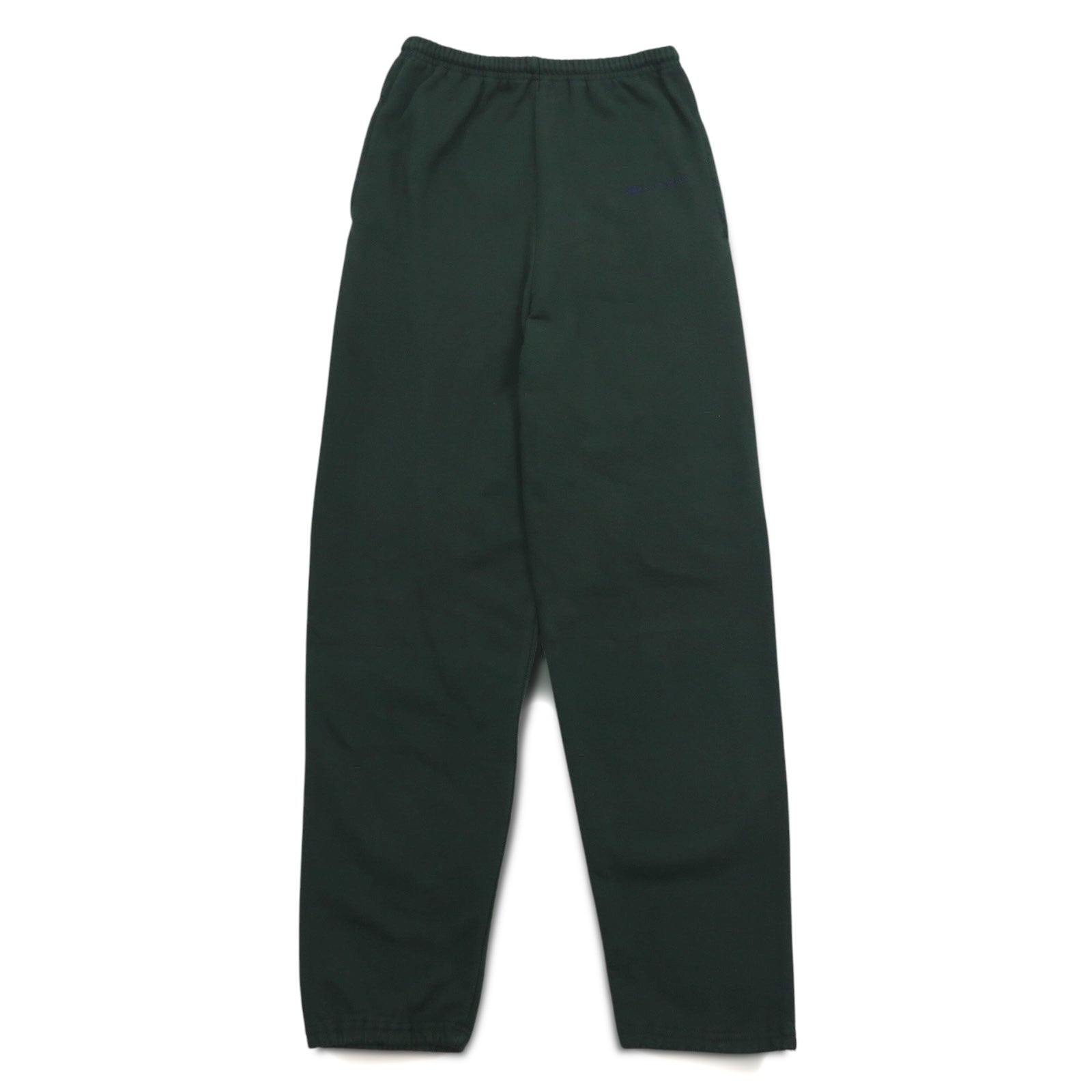 Champion スウェットパンツ S グリーン コットン 裏起毛 バータグ メキシコ製