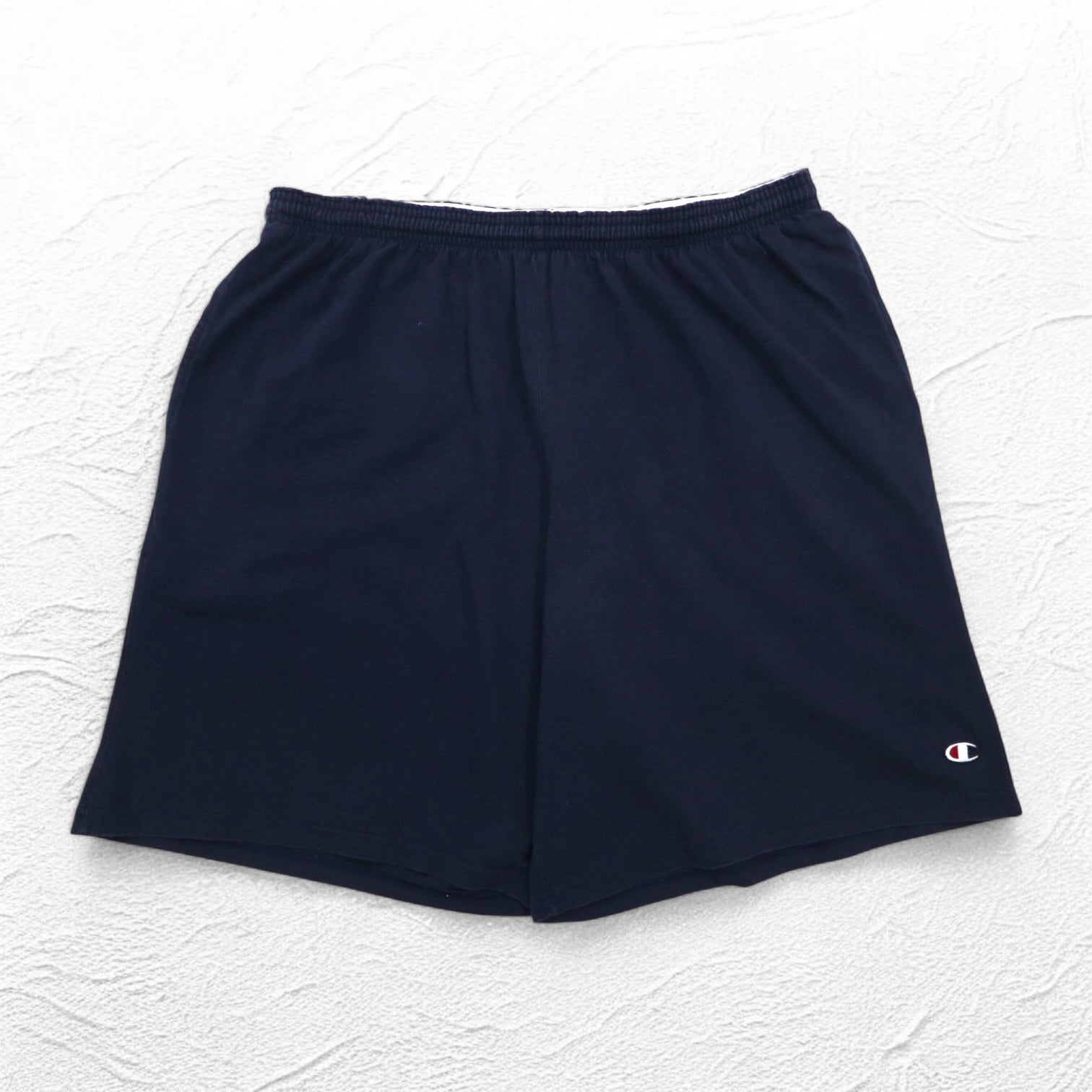 Champion イージー ショートパンツ ハーフパンツ 2XL ネイビー コットン エルサルバドル製