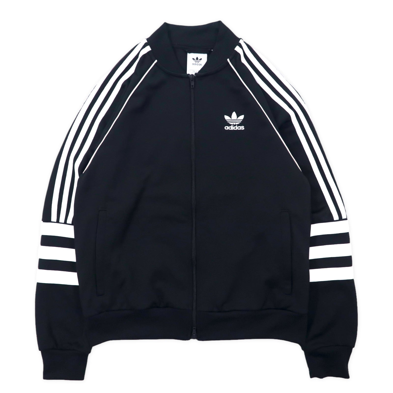 adidas originals ATP型 トラックジャケット ジャージ M ブラック ポリエステル 3ストライプ トレフォイルロゴ AUTH TRACK TOP DJ2856