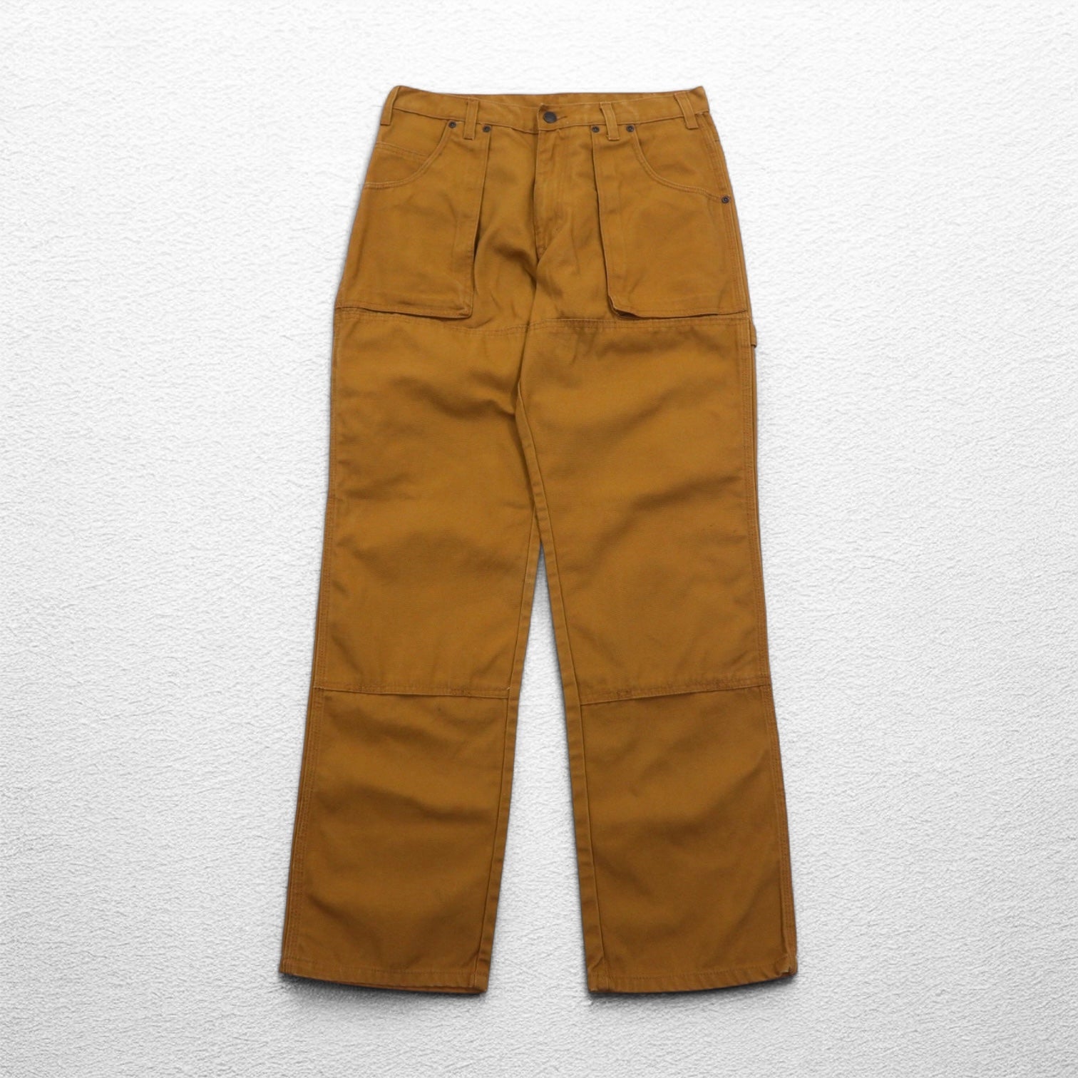 Dickies ダブルニー ダック ペインターパンツ M キャメル ブラウン コットン G4586BD
