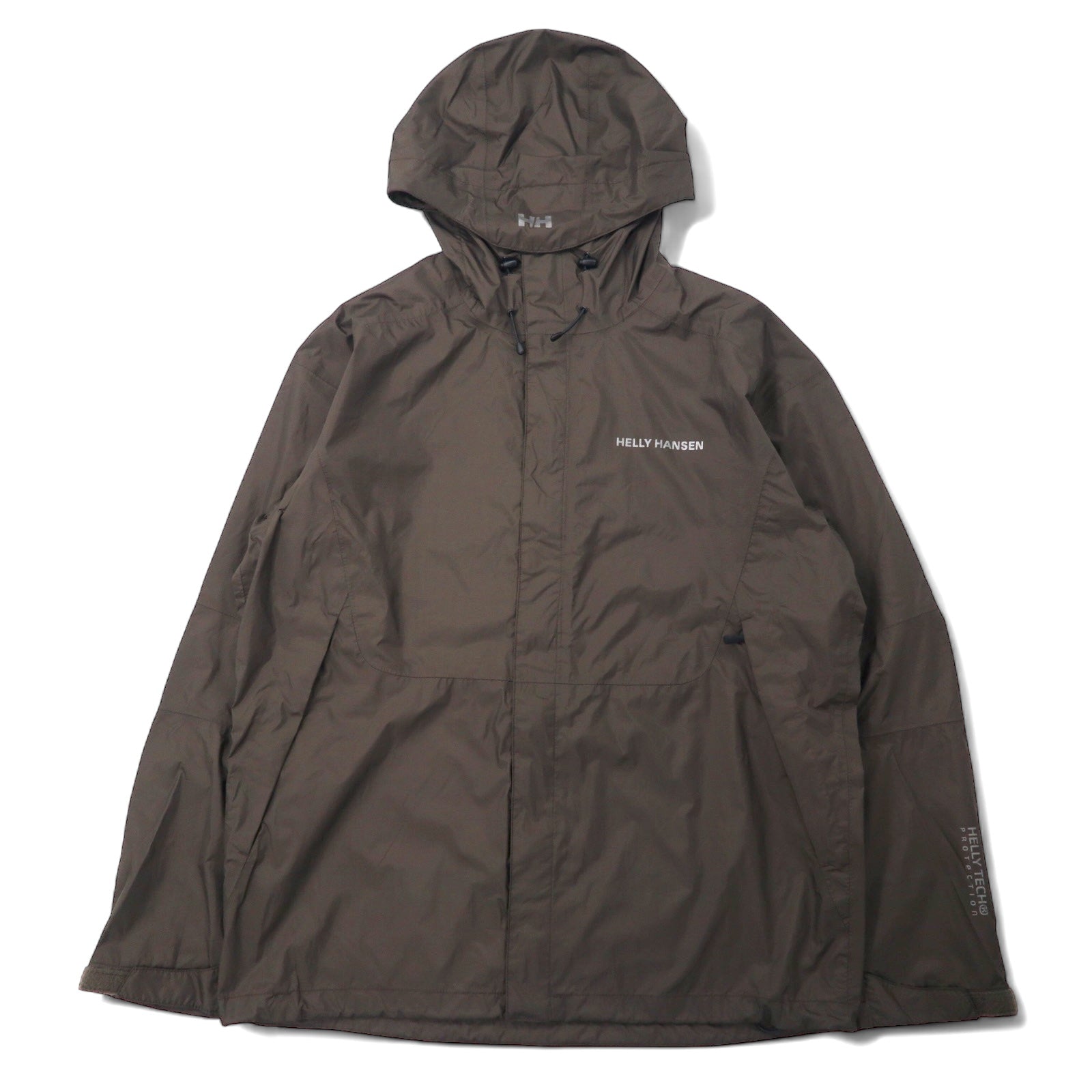 HELLY HANSEN マウンテンパーカー XL カーキ ナイロン 防水 HELLY TECH NB2 62041