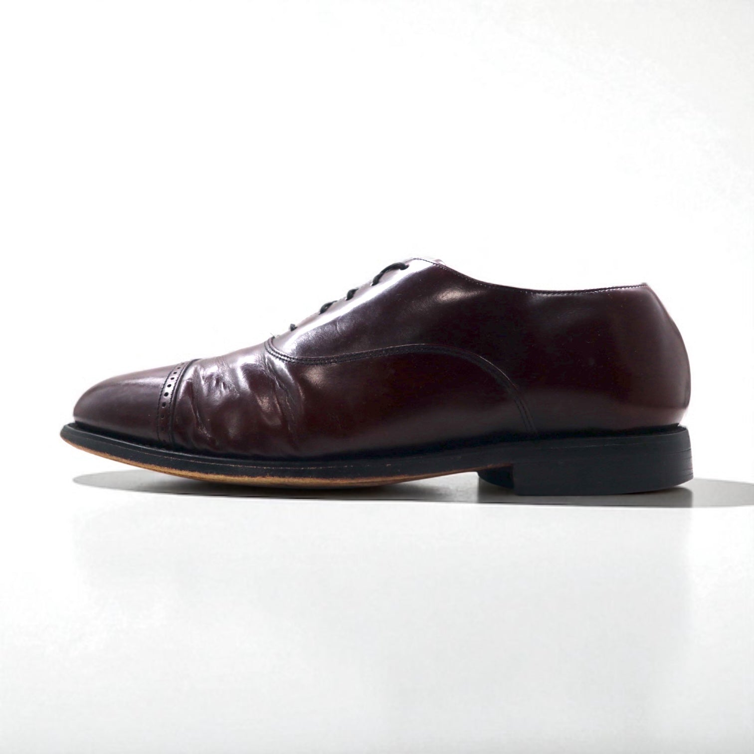 BOSTONIAN CLASSICS ストレートチップ ドレスシューズ 27.5cm ボルドー レザー 26248