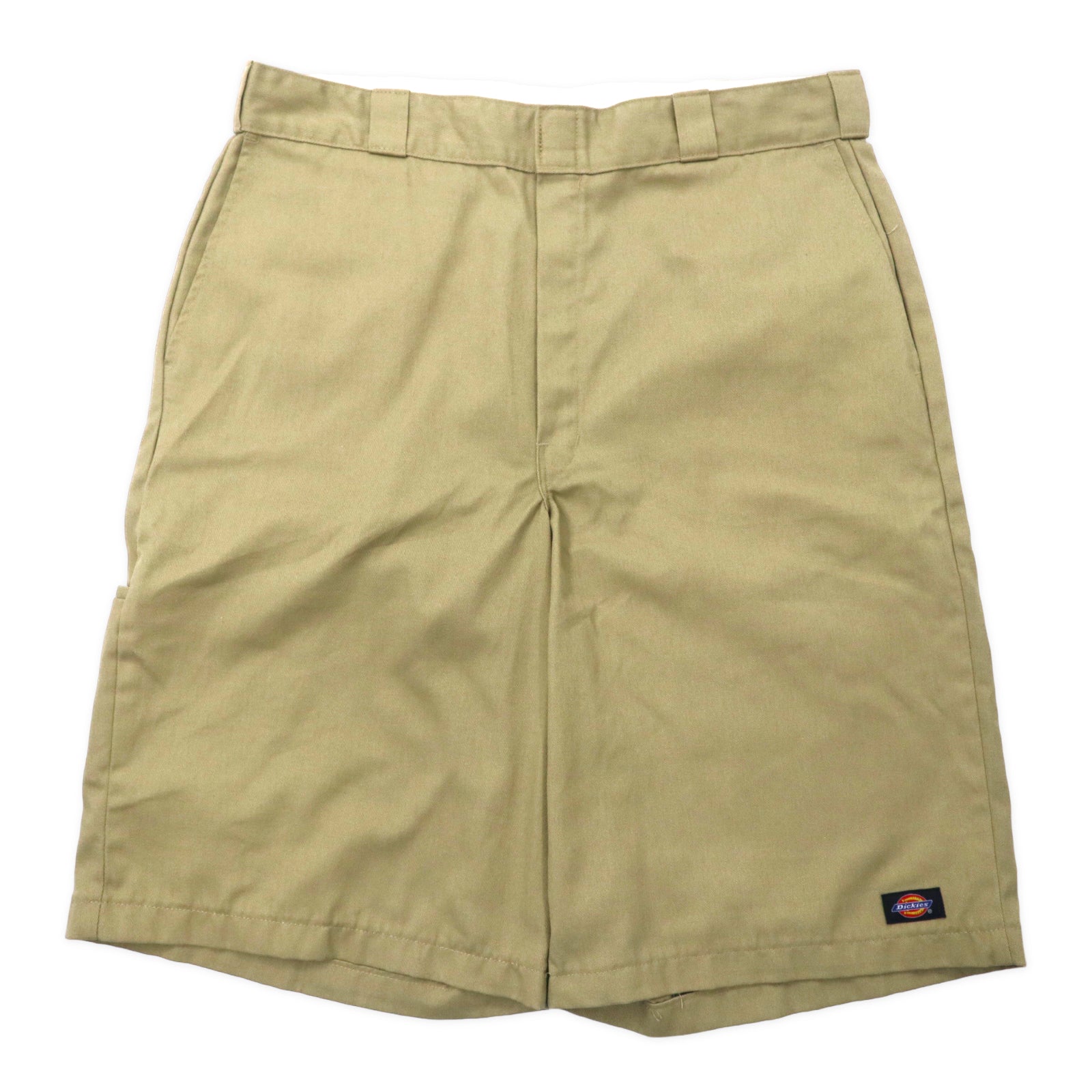 Dickies ルーズフィット ショート チノパンツ ハーフパンツ 38 ベージュ ポリエステル コットン Loose Fit メキシコ製