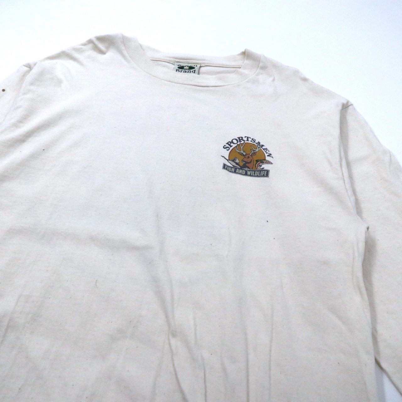 ランキング Fisn Fisn メンズ 長袖tシャツ ロゴtシャツ トップス Long Sleeve Triple Logo Tee White F606 Hanare サイズとな Shineray Com Br