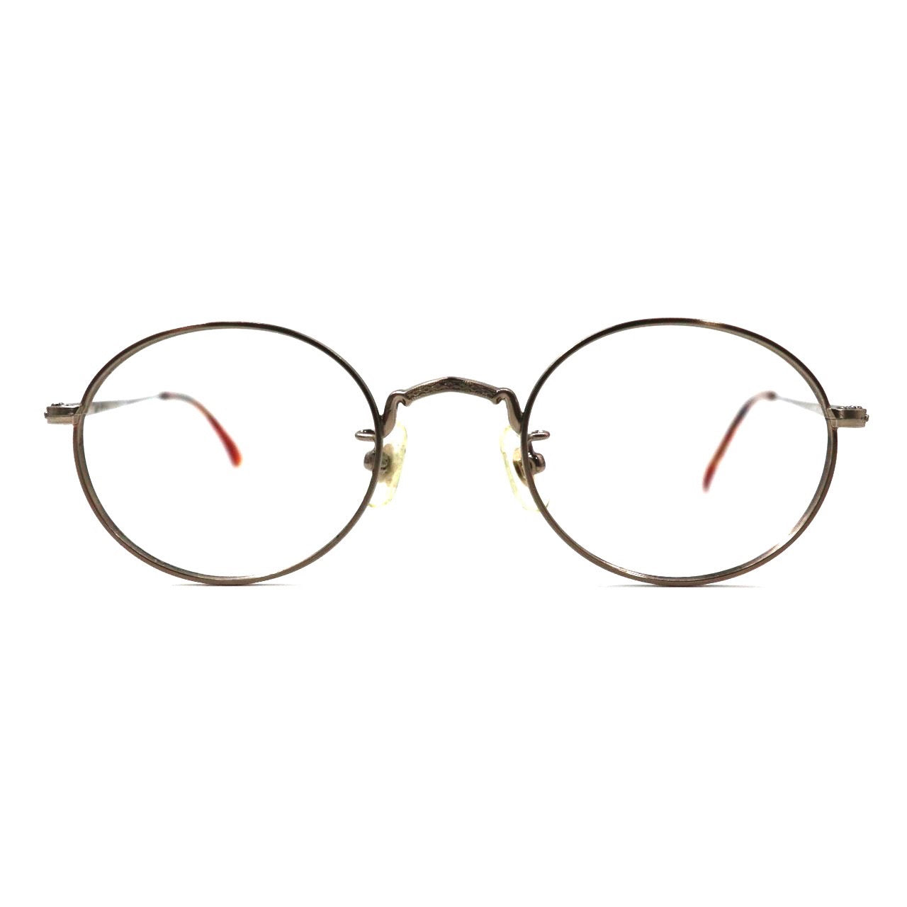 John Lennon 伊達メガネ 丸眼鏡 シルバー ベッコウ アンティークフレーム JL-Classic-3 ジョンレノン 46⬜︎21-143 日本製