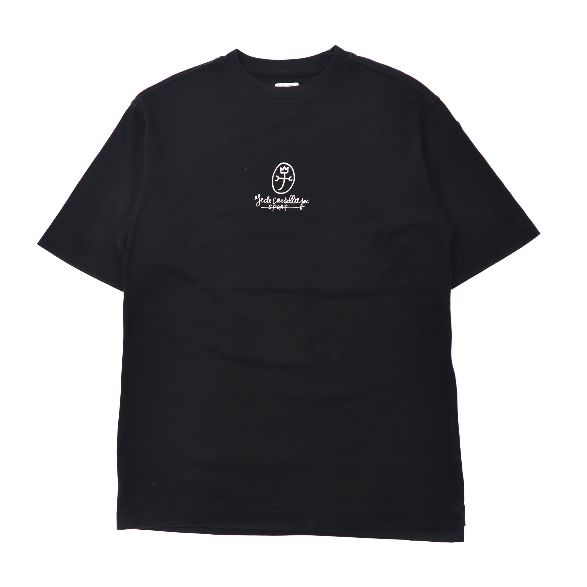 Castelbajac sport レイヤードTシャツ 3 ブラック フロントロゴ ビッグサイズ