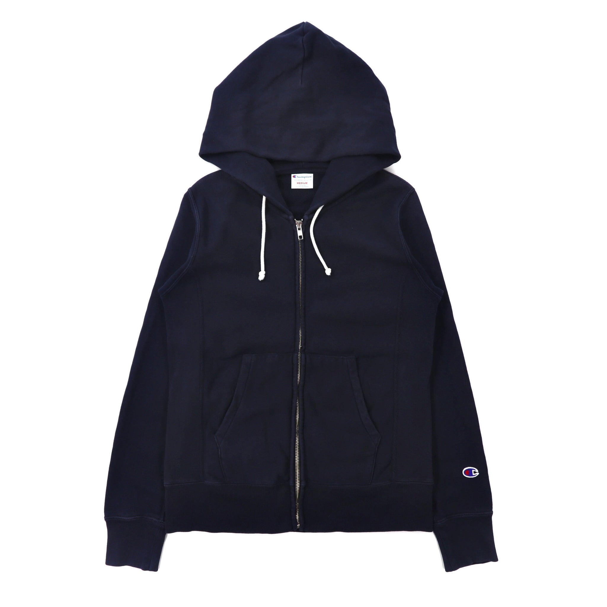 Champion リバーズウィーブ ジップパーカー M ネイビー コットン REVERSE WEAVE