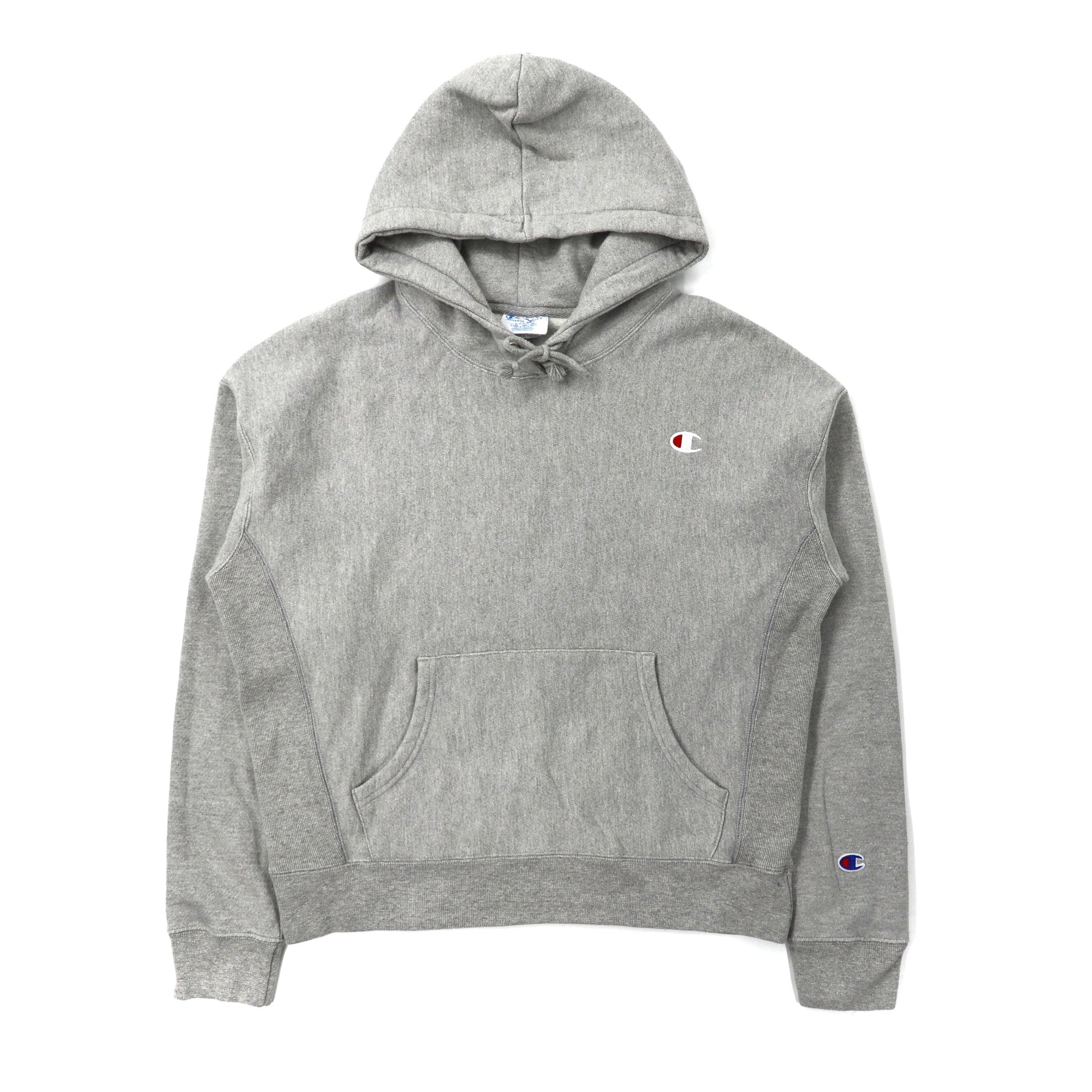 Champion リバーズウィーブパーカー L グレー コットン REVERSE WEAVE