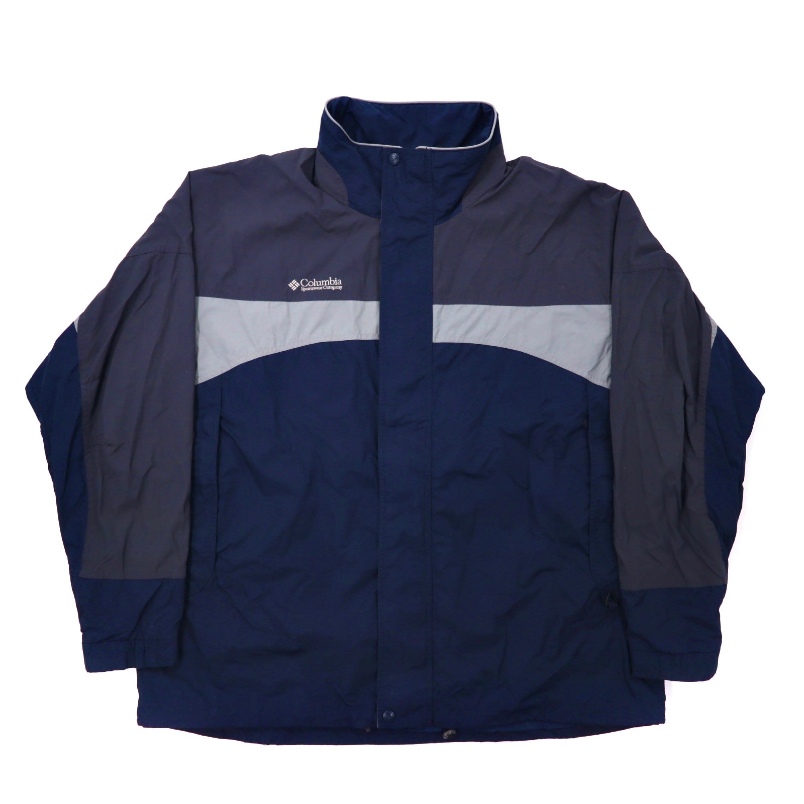 Columbia ナイロンジャケット 2XL ネイビー ST7296 ビッグサイズ