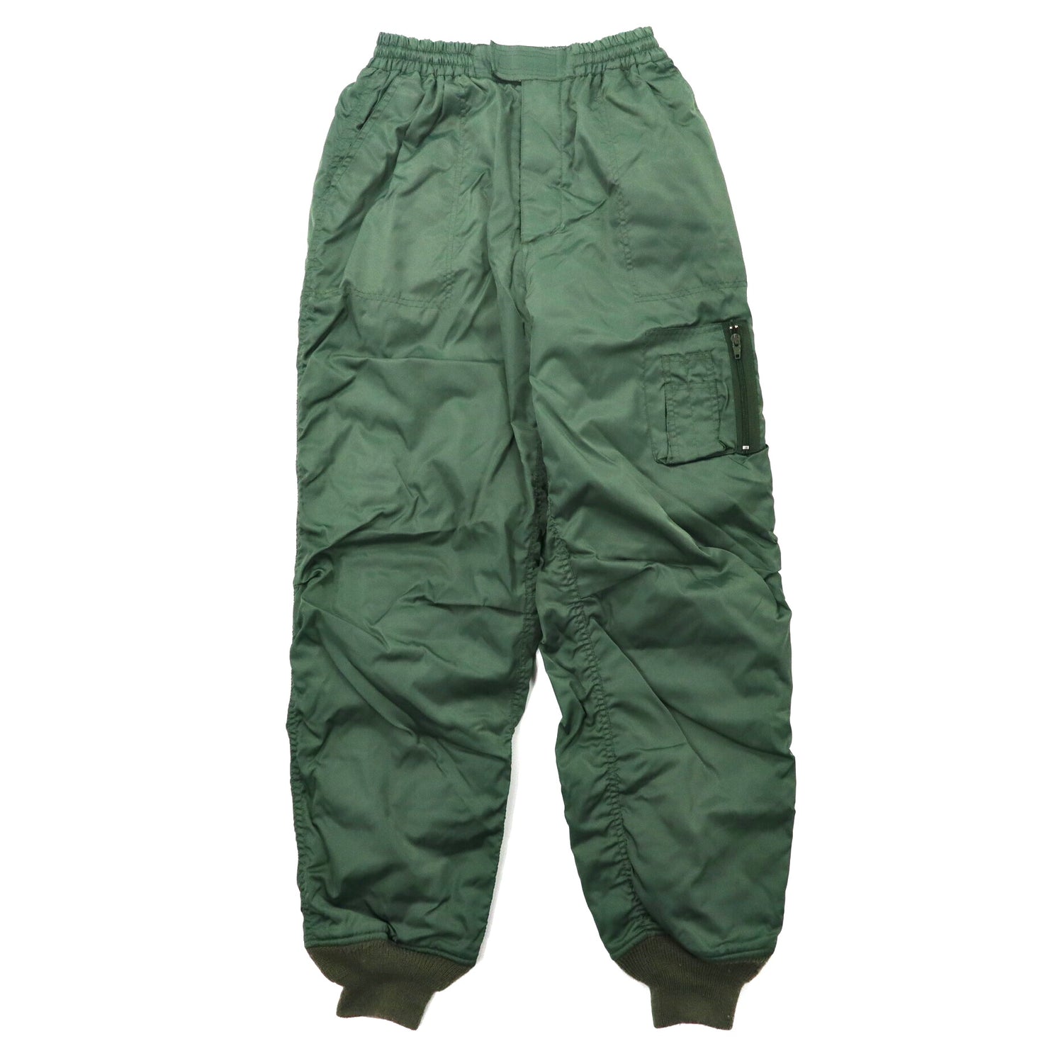 Military Flight Pants MA-1 中綿 フライトパンツ L カーキ ナイロン US ARMY ミリタリー