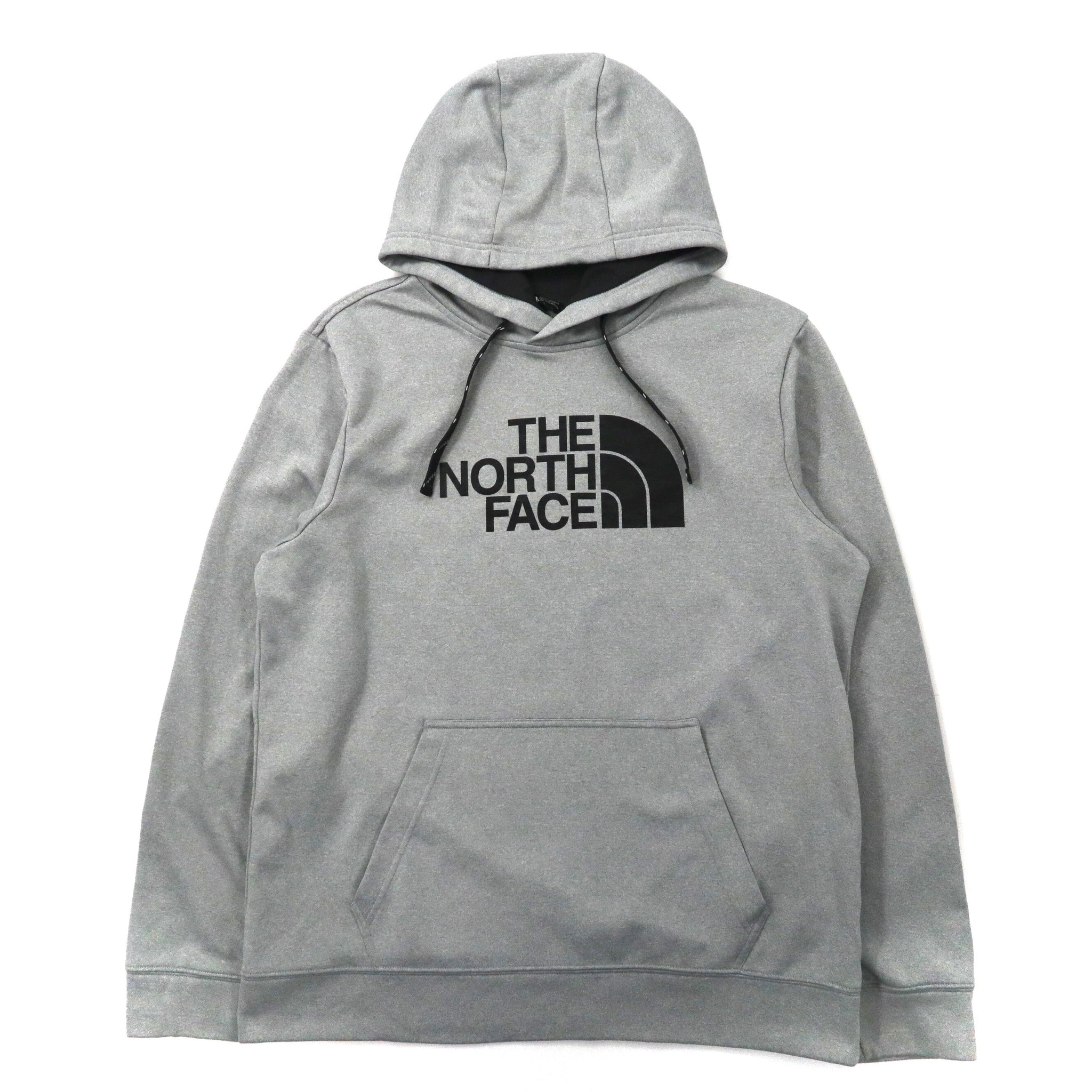 THE NORTH FACE ロゴプリントパーカー L グレー ポリエステル Surgent EU Hoodie NF0A2XL8 メキシコ製