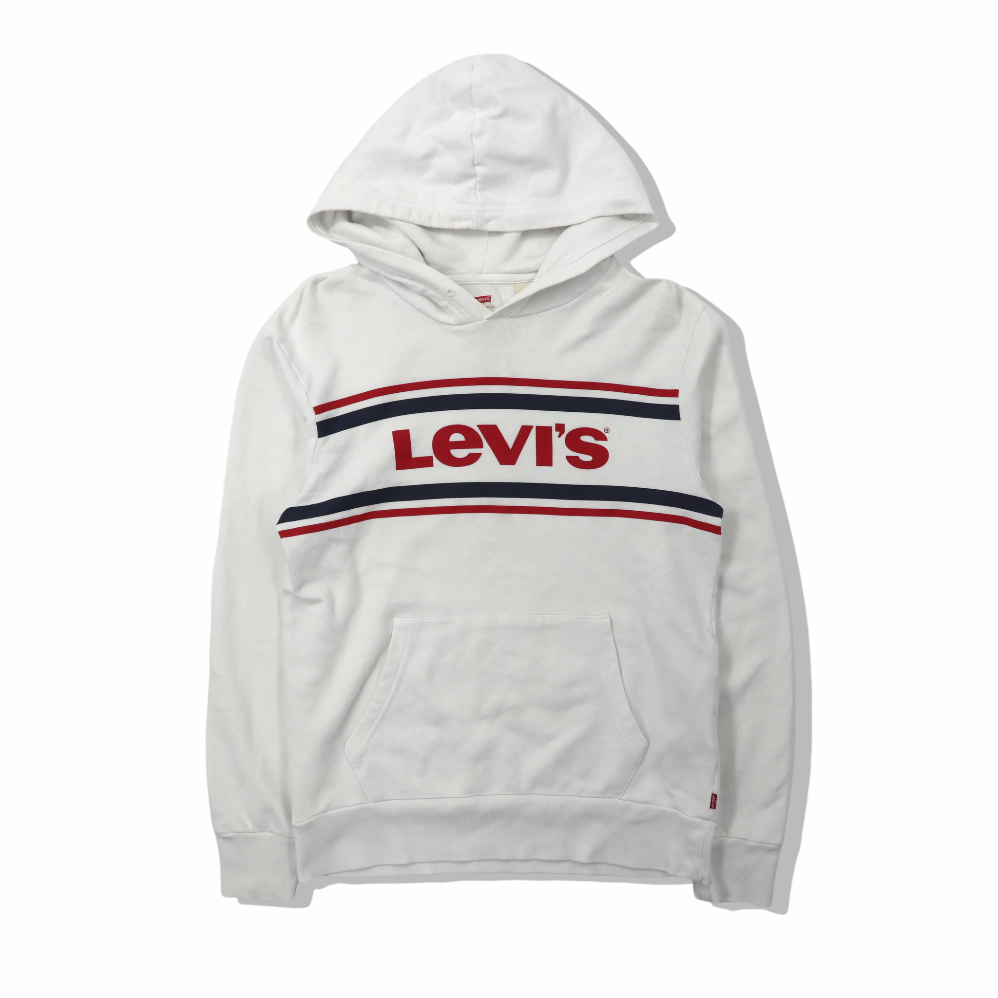 Levi's パーカー S ホワイト ロゴプリント