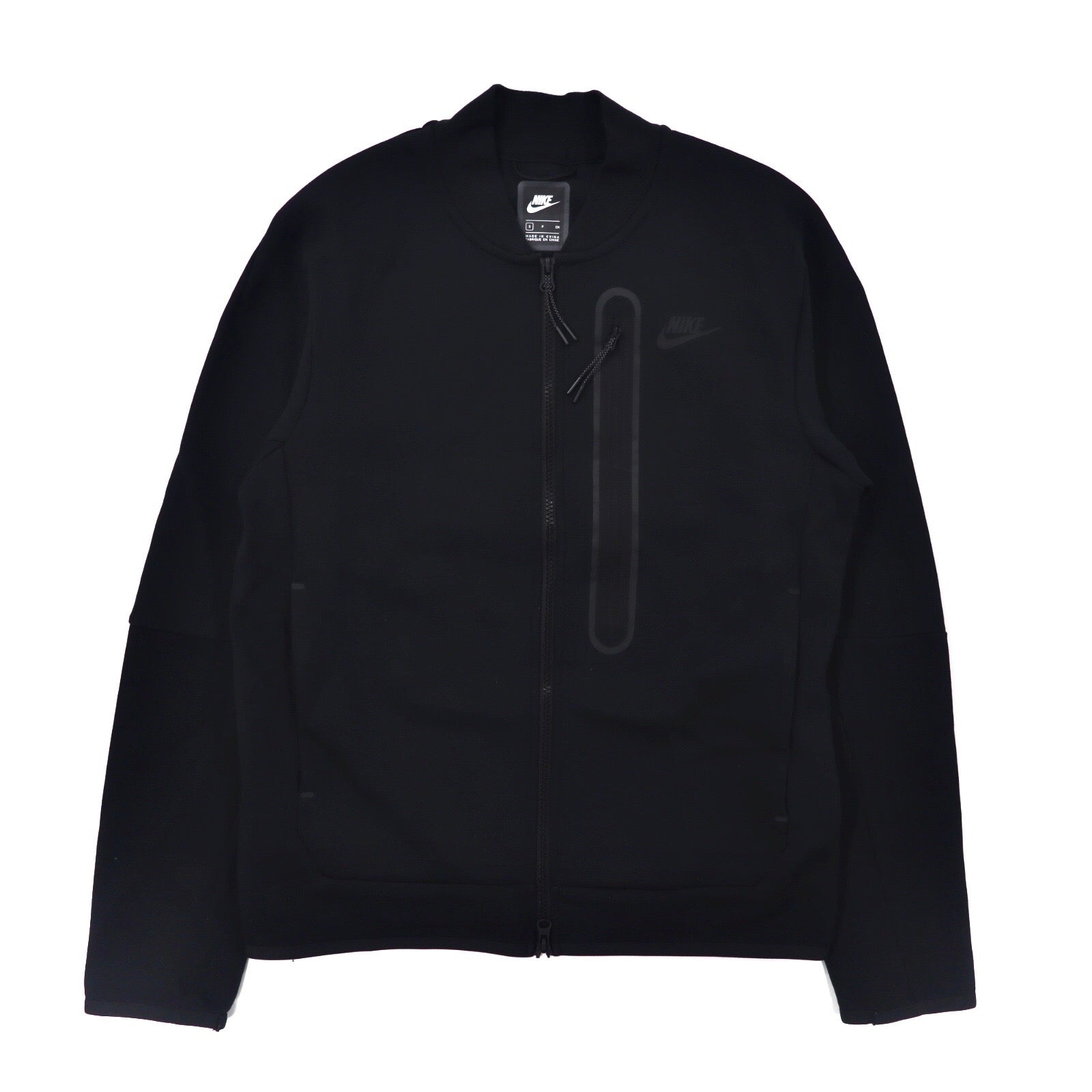 NIKE ブルゾン S ブラック TECH FLEECE BOMBER スウォッシュロゴ CZ1799-010 20SS