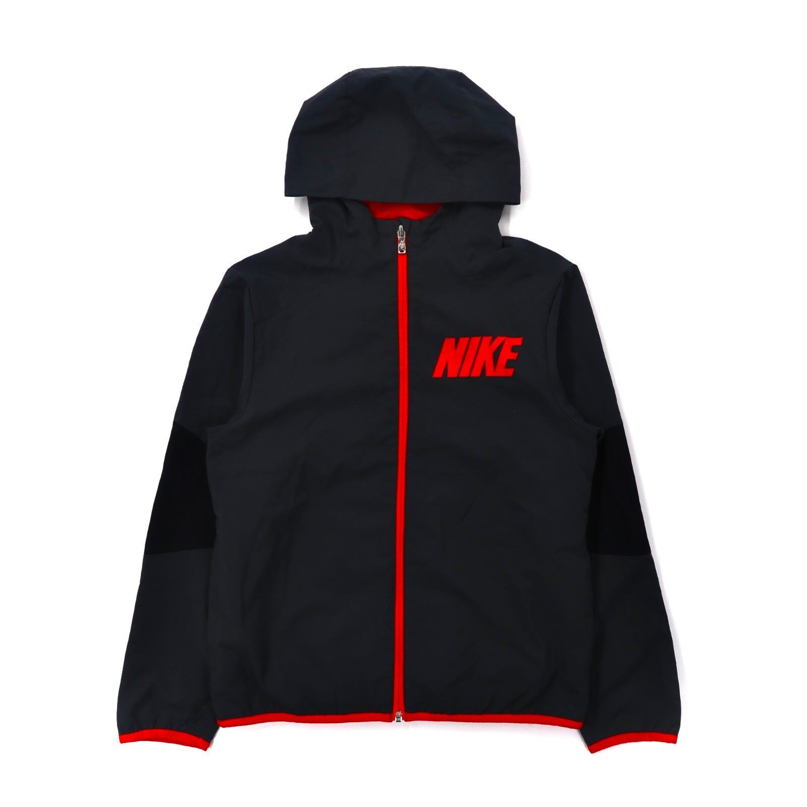 NIKE ナイロンパーカー M グレー ロゴプリント