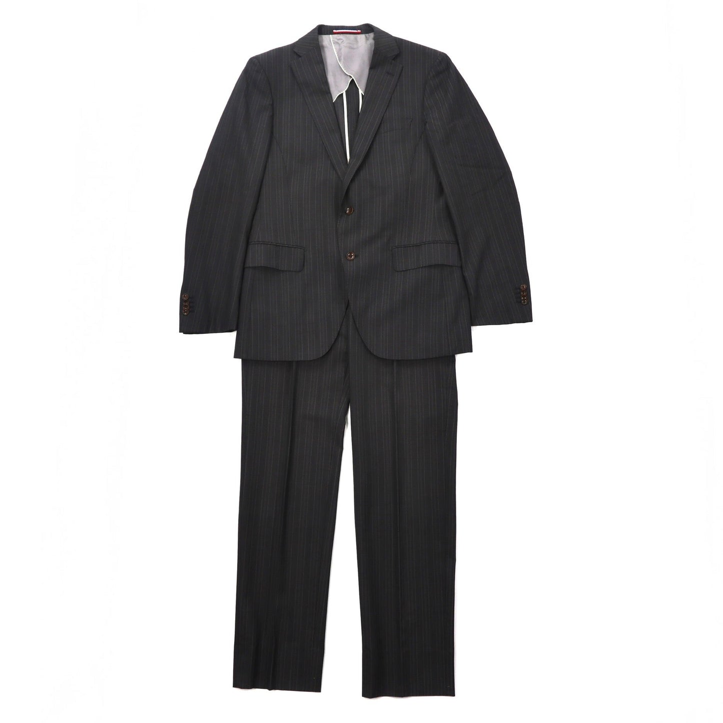 Person's for Men Suit Setup 180 Gray Striped Wool