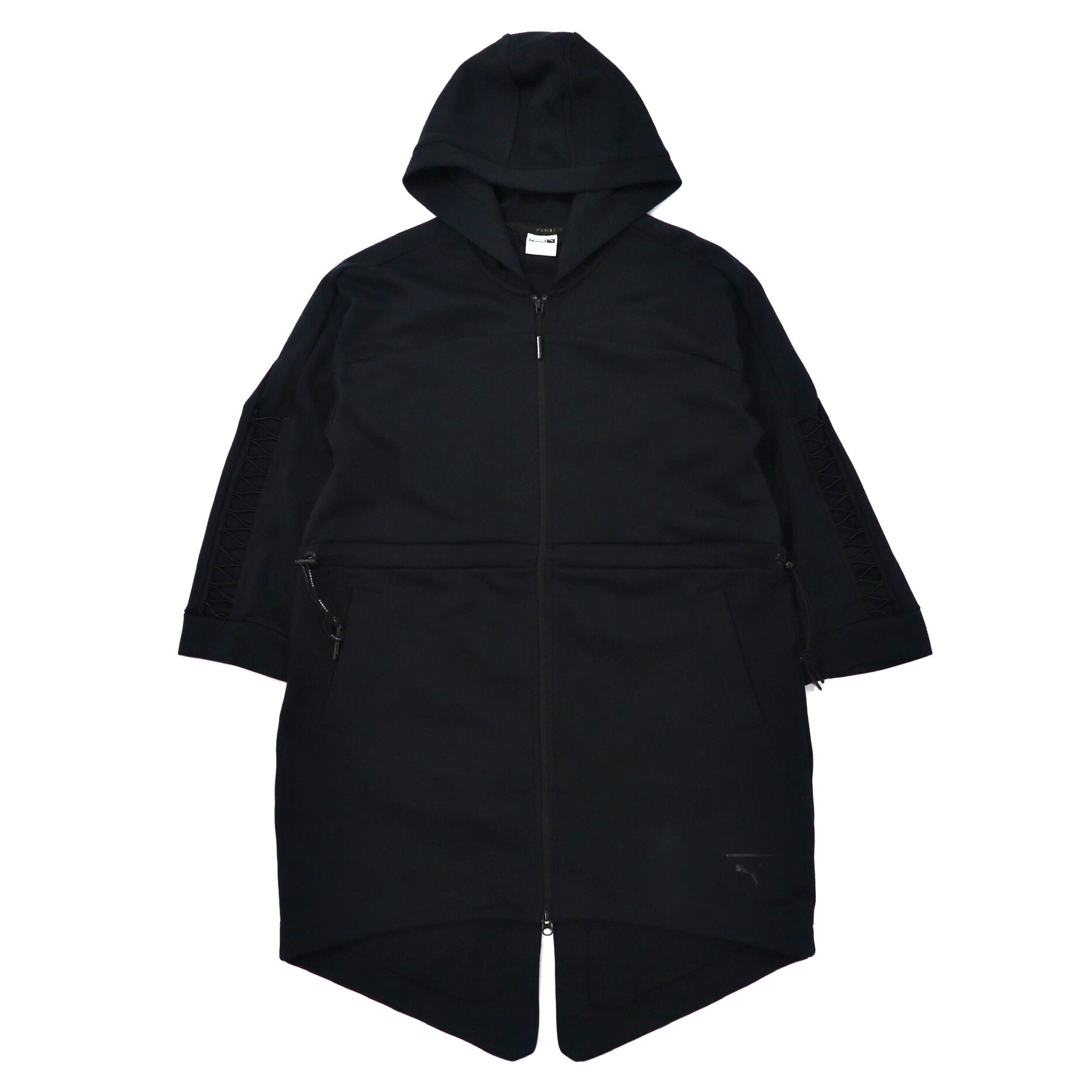 PUMA レーシング ミッドレイヤージャケット M ブラック コットン ドロスト WMNS EVO JACKET 574882-01/14