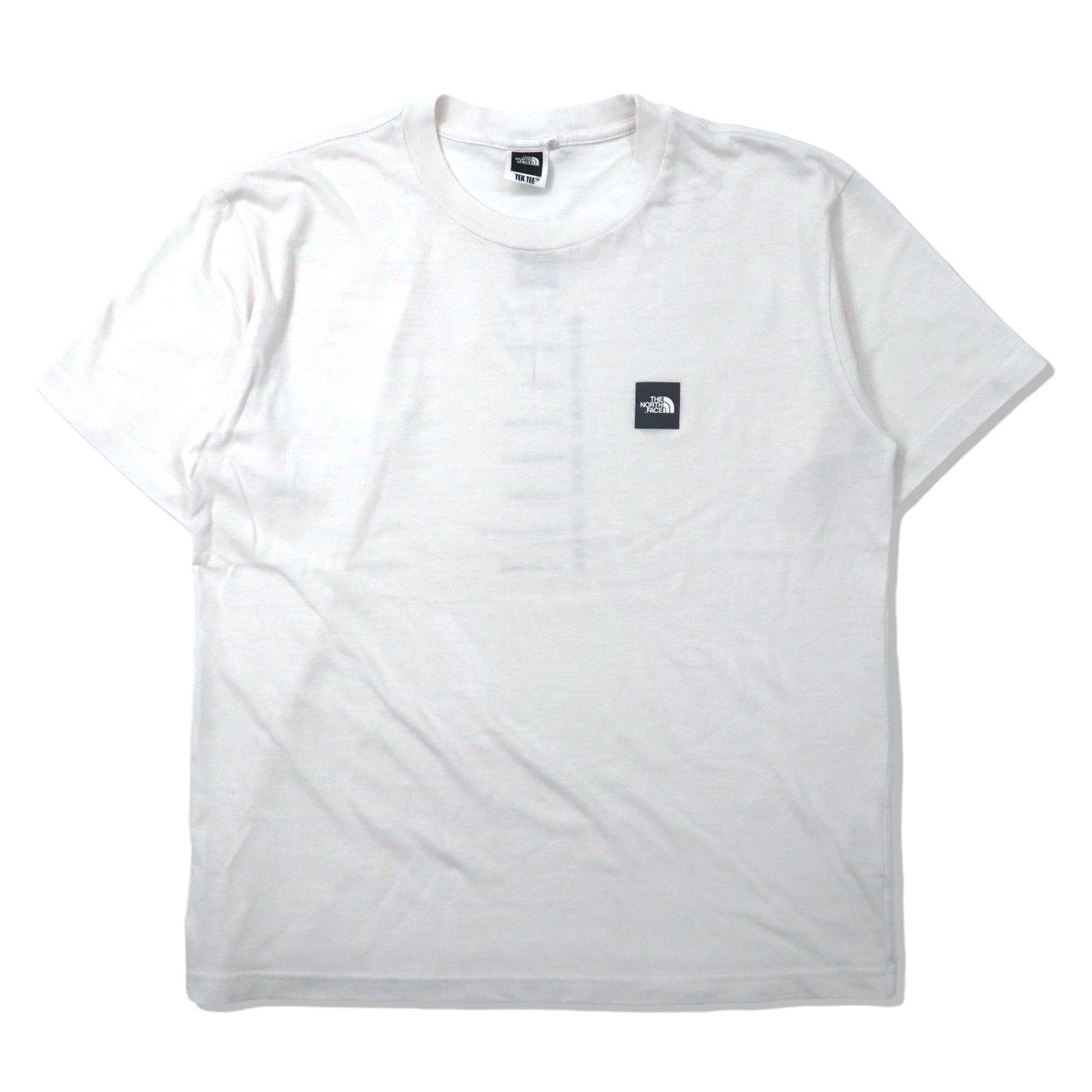 THE NORTH FACE ロゴプリントTシャツ L ホワイト ポリエステル TEK TEE NT32446 日本製