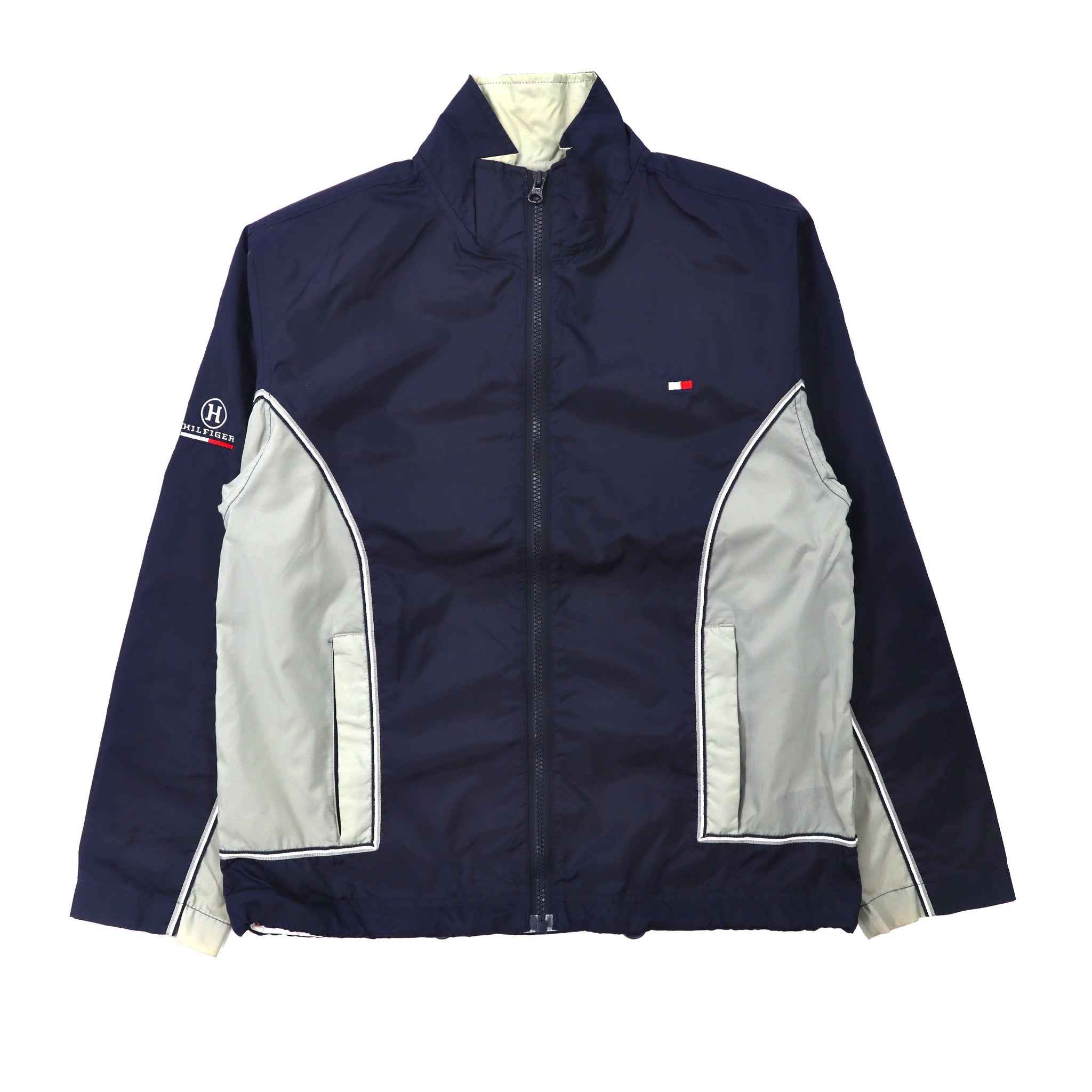 TOMMY HILFIGER ナイロンジャケット M ネイビー 90年代