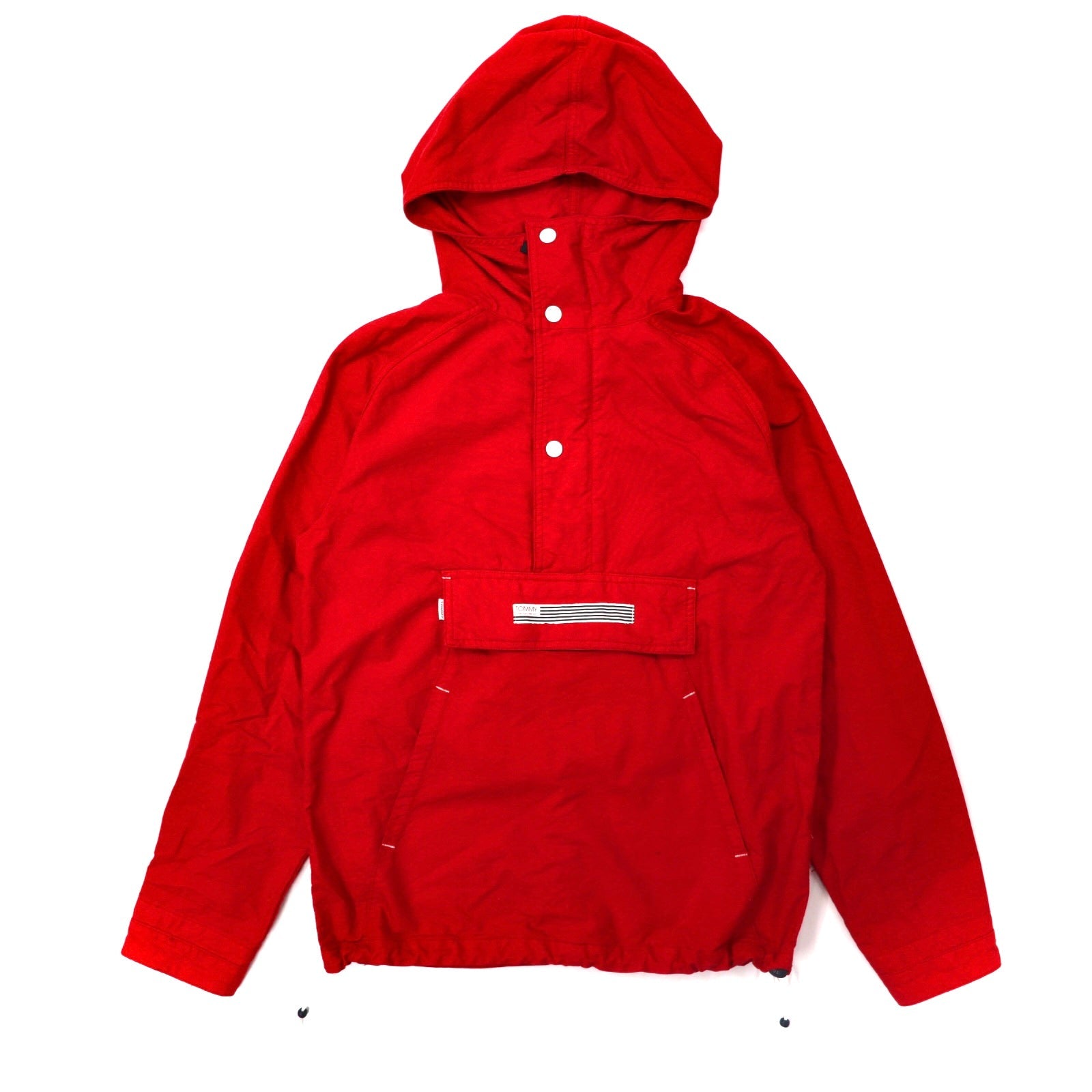 TOMMY アノラックパーカー S レッド コットン J08764999-611