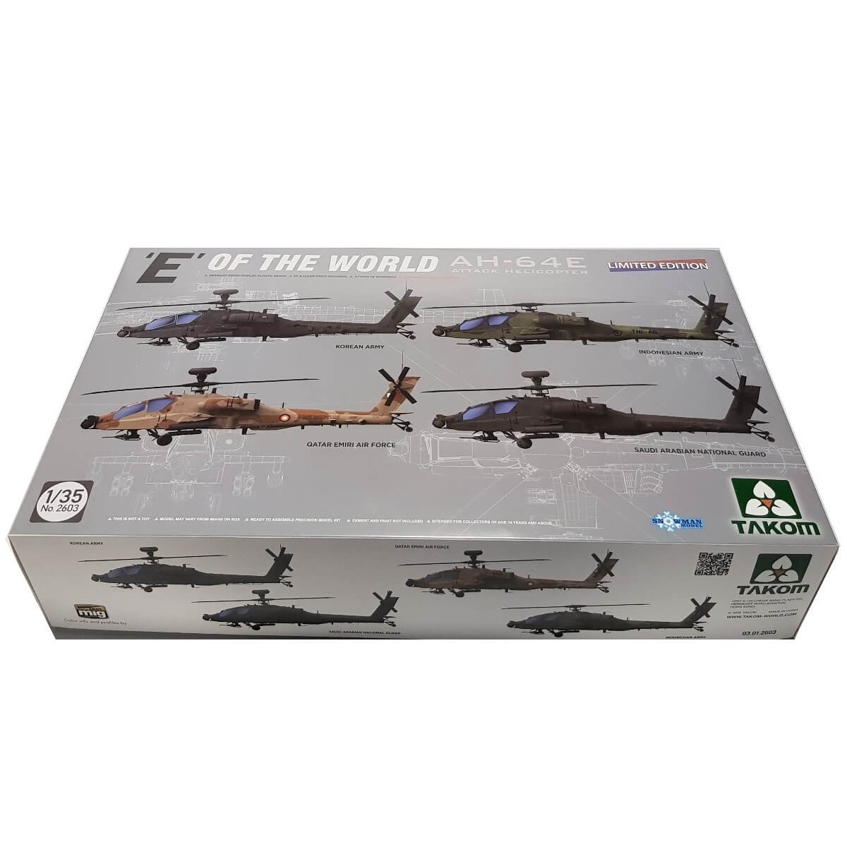 1:35 AH-64E Apache Guardian - TAKOM