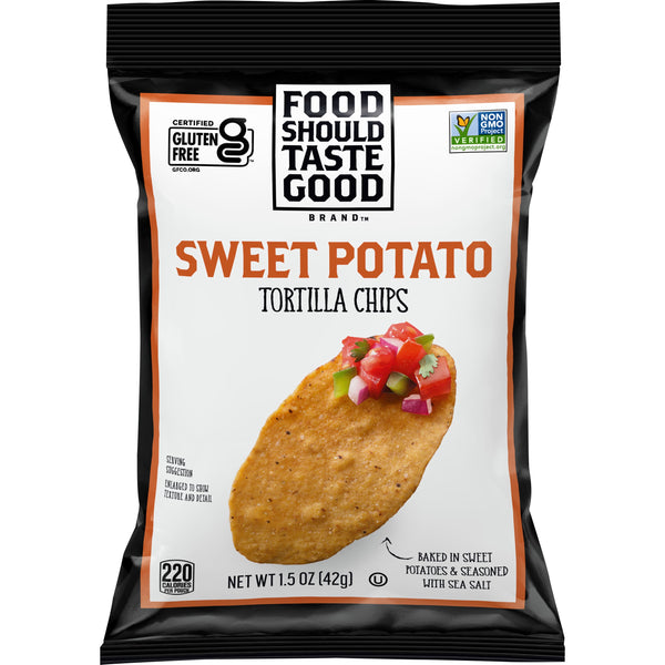 Way Better Snacks Simply Sweet Potato Tortilla Chips, 5.5 OZ (Pack