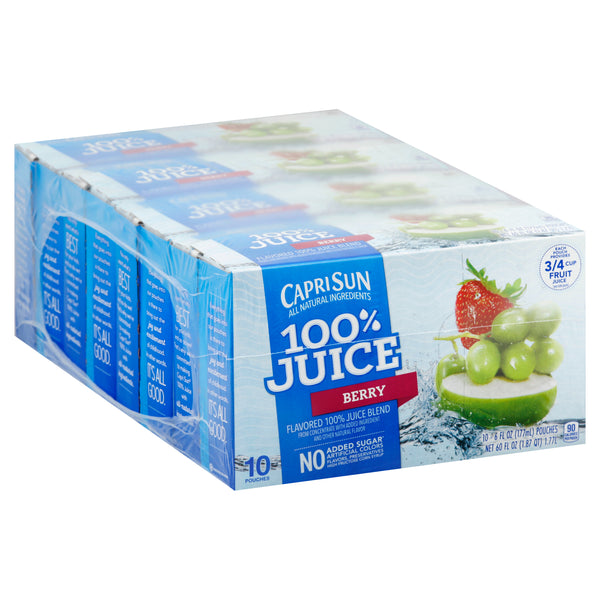 Capri Sun Fruit Juice Pouches Variety Pack, 40 Count - 4 Flavors, 6 fl oz -  Less Sugar Soft Drinks - Refreshing Water Filter - Capri Sun Fruit Juice  Series in the Soft Drinks department at