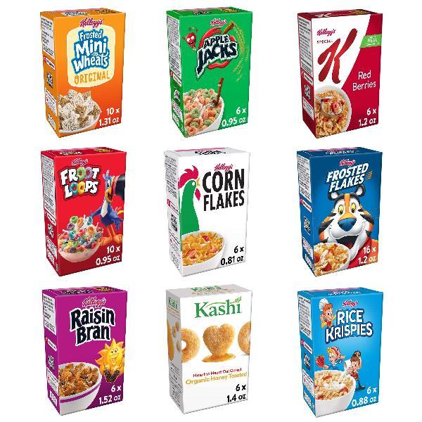 Kellogg's Corn Flakes Cereal Single-Serve Box 0.81 oz. - 70/Case
