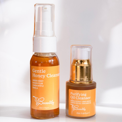 Natural Honey and Propolis Double Cleansing Routine