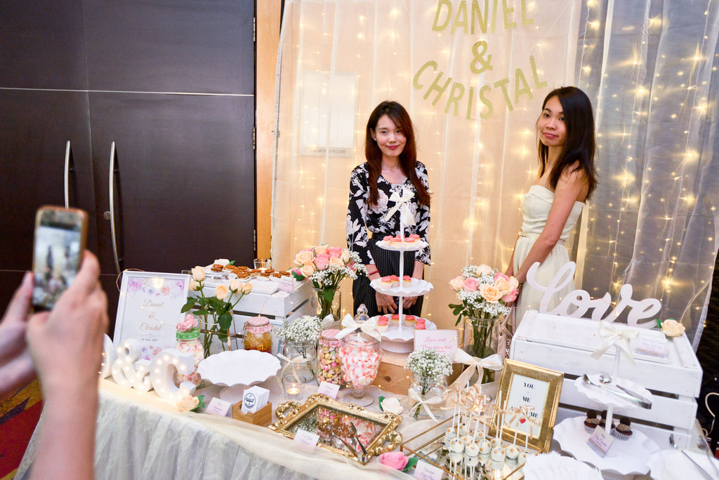 Singapore Wedding Dessert Table x BakerV