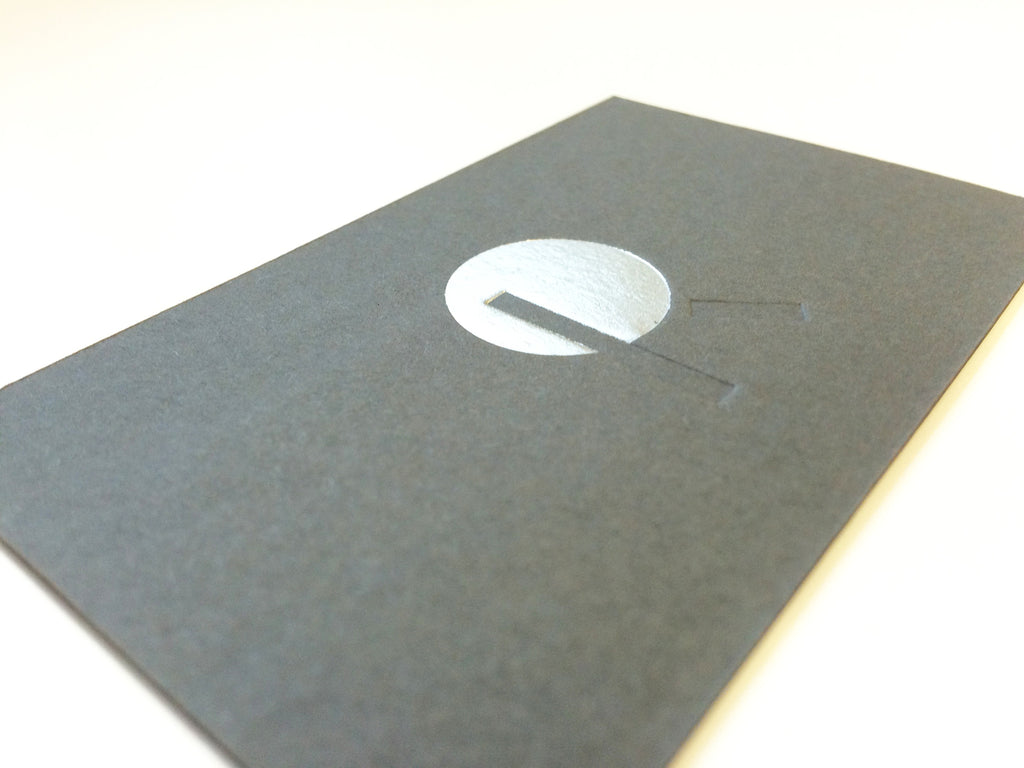 Embossed And Debossed Business Cards