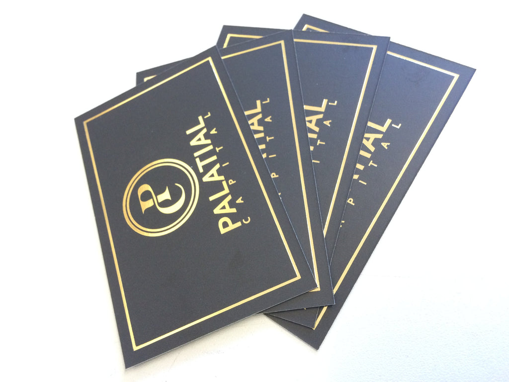 600gsm Foil Blocked The Business Card Store