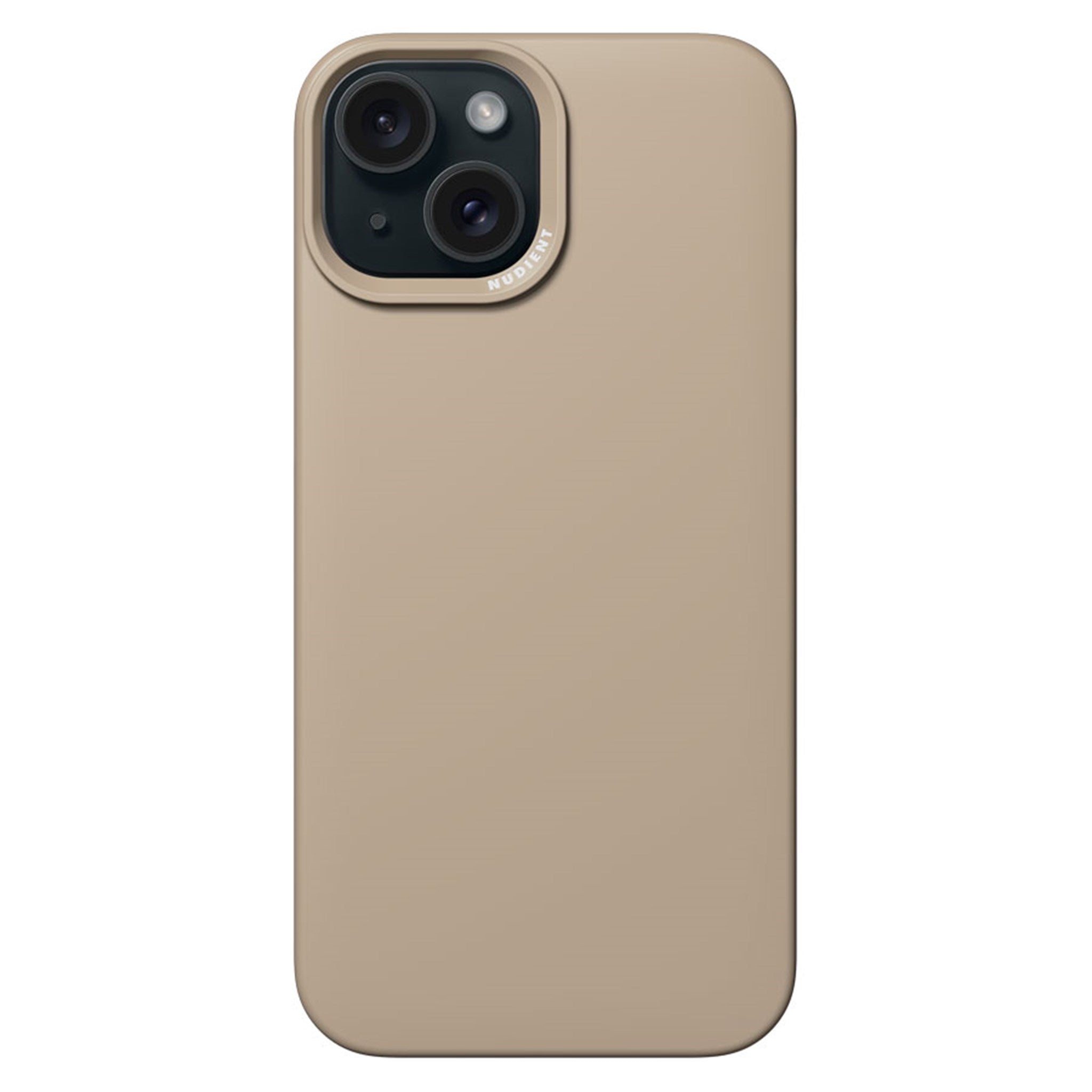 Se Nudient Thin iPhone 15 MagSafe mobilcover, Clay Beige hos Balar