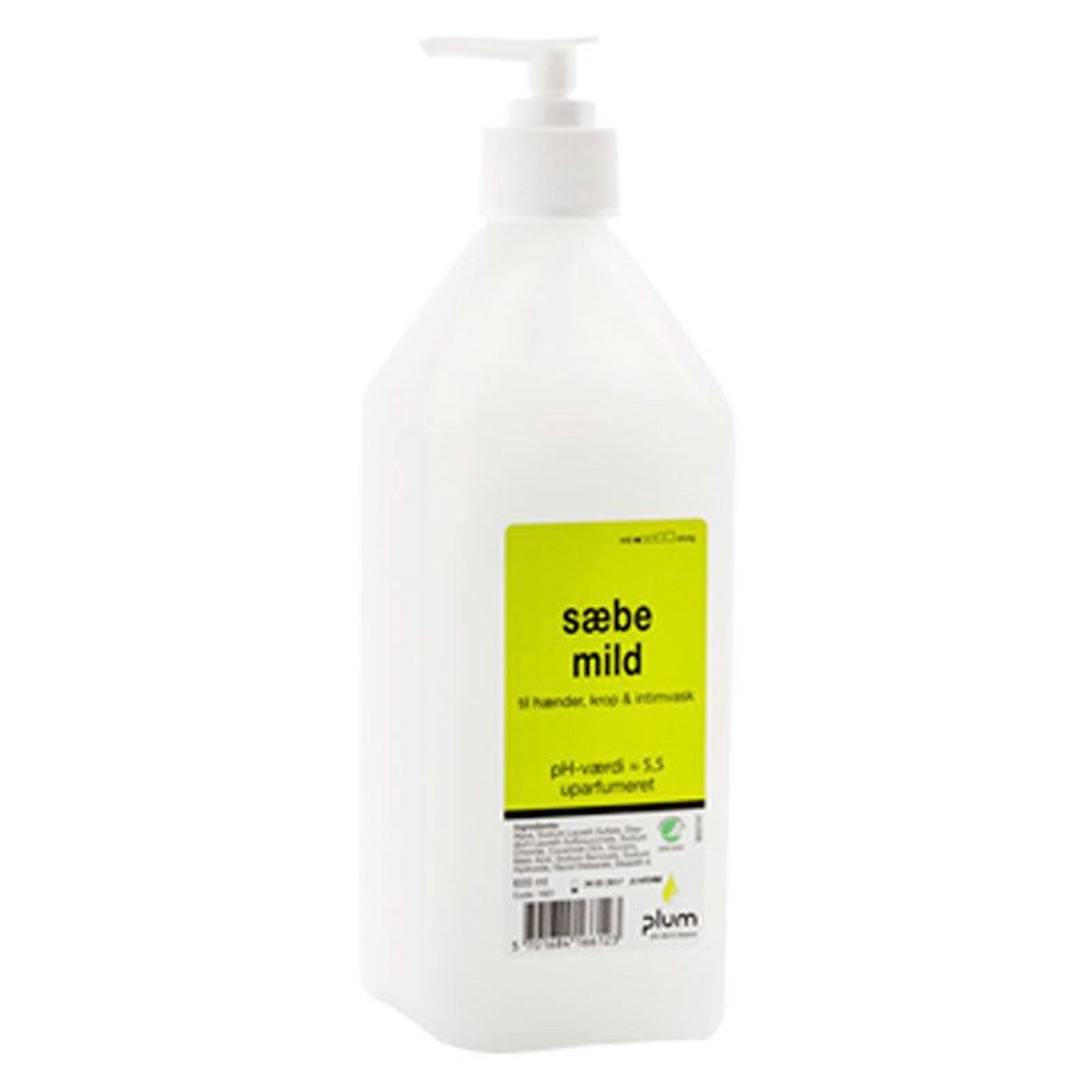 Billede af Plum mild cremesæbe, svanemærket uden parfume, 600ml