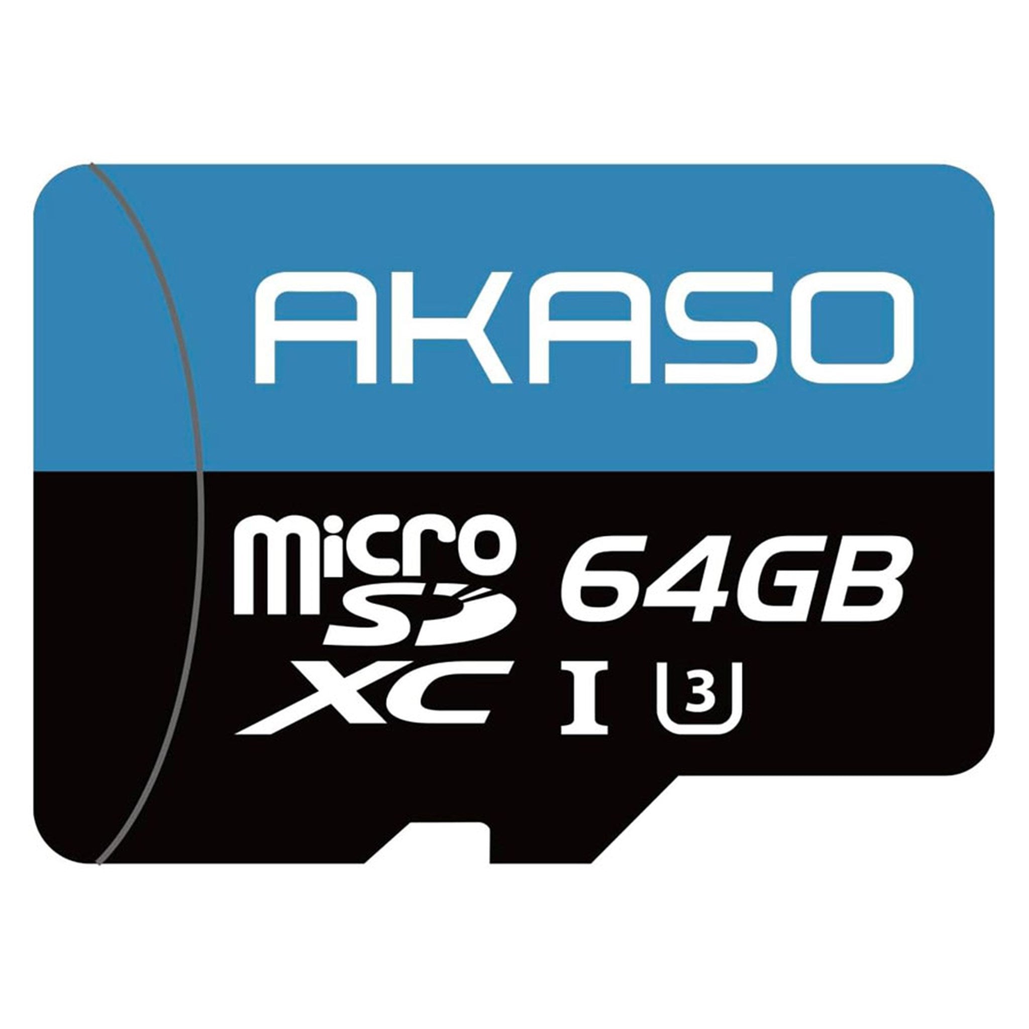 Se AKASO 64GB Micro-SD kort, 100MB/s, UHS-I C10, U3 hos Balar