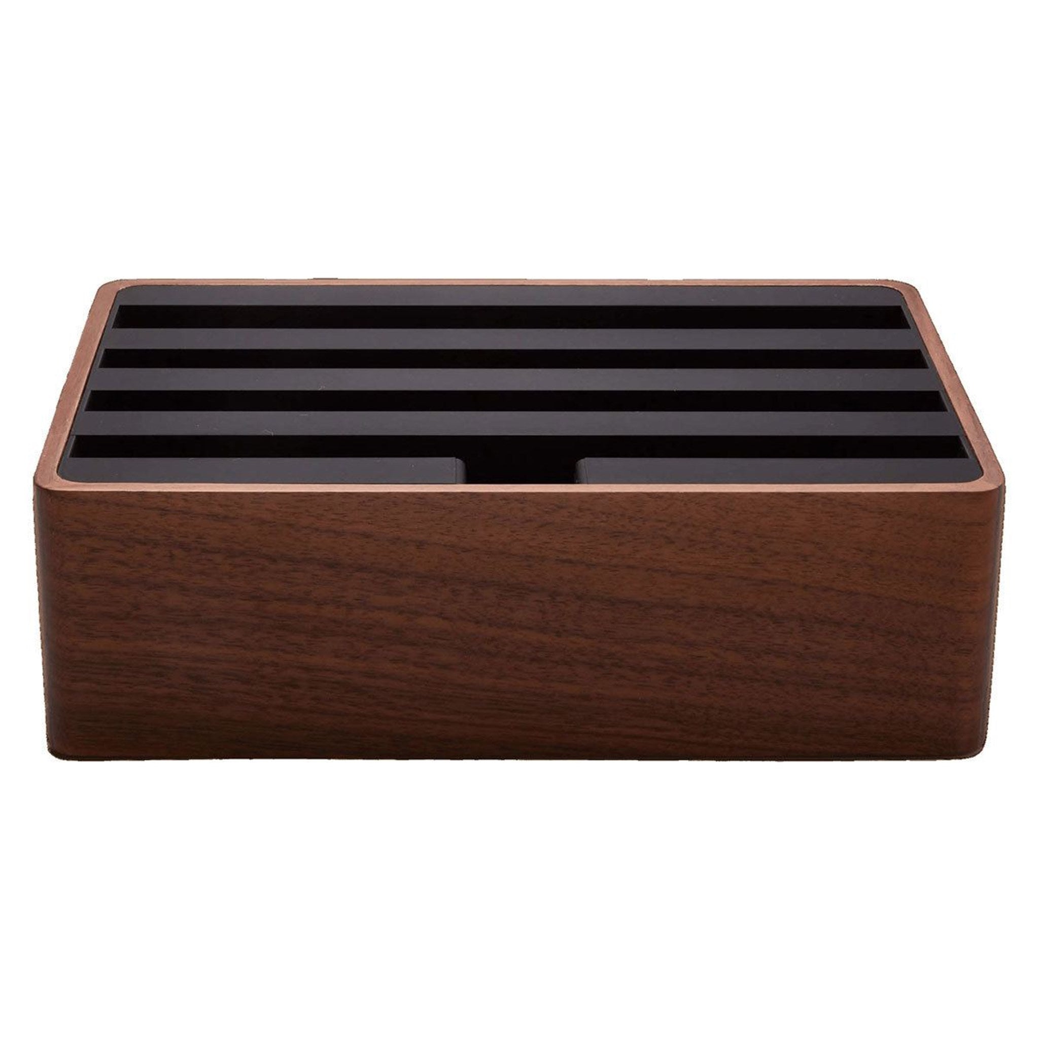 Billede af ALLDOCK Classic opladestand 72W m. 3 USB-C PD, Valnød