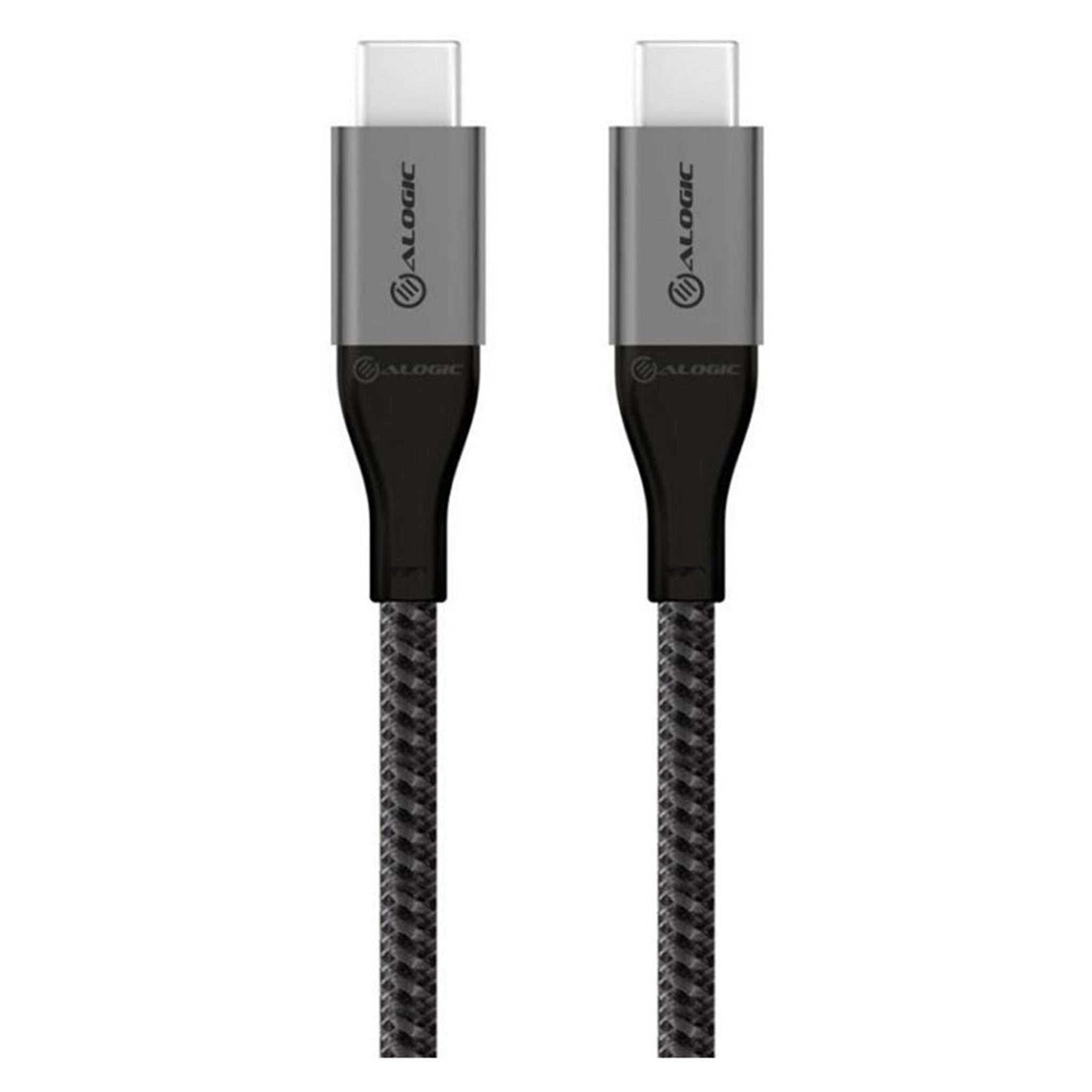 Billede af Alogic Ultra USB-C til USB-C 100W PD 30cm kabel, Space Grey