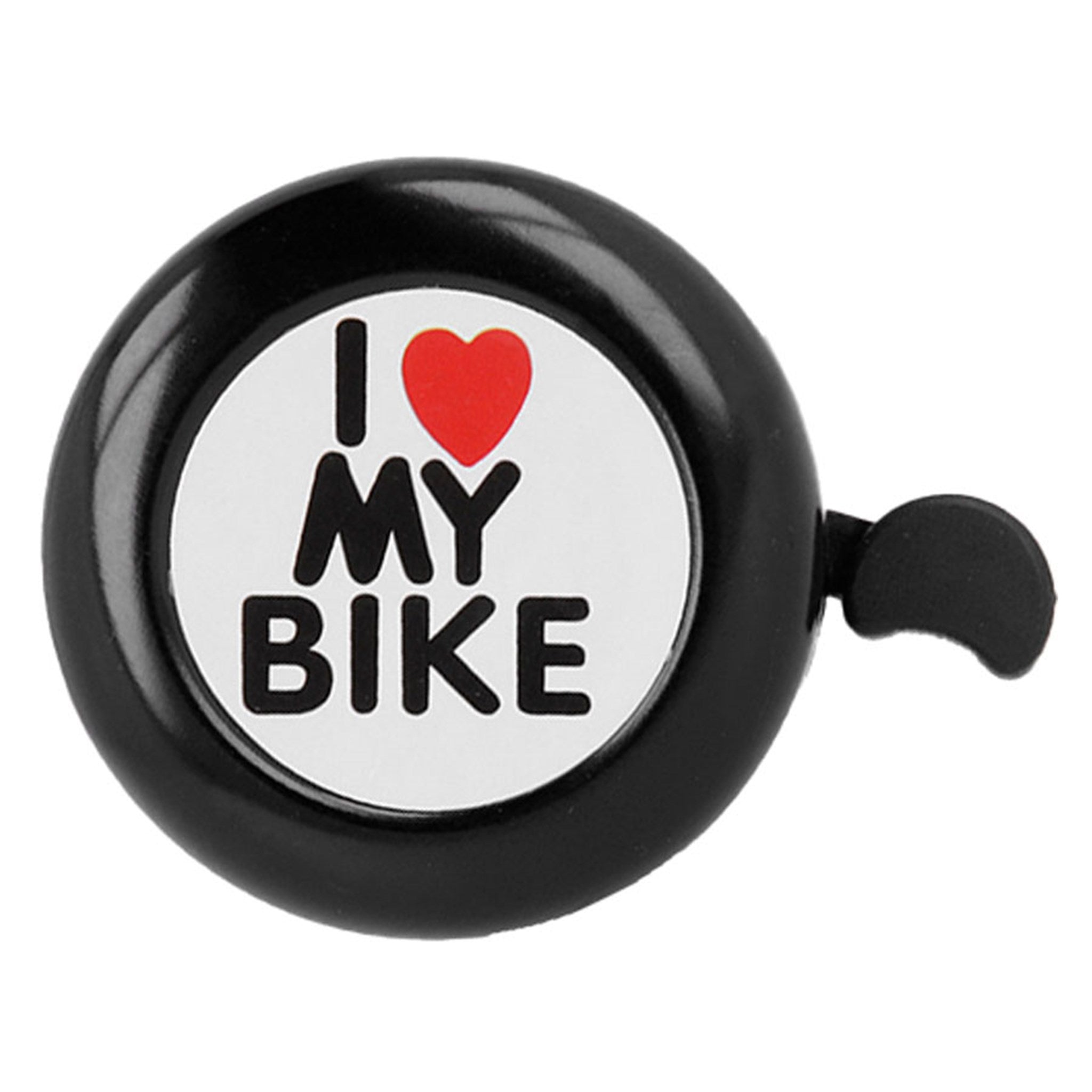 Forever "I Love My Bike" Ringeklokken Til Cykel, Sort