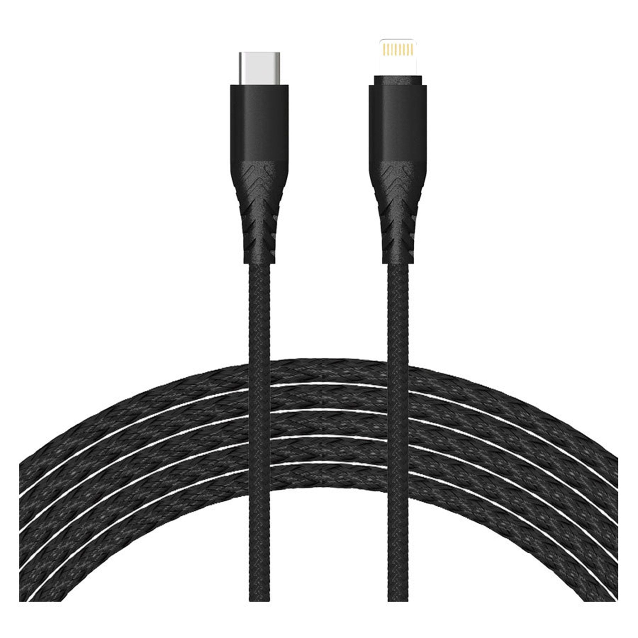 Billede af PanzerGlass 2m MFi USB-C til Lightning Kabel, Sort