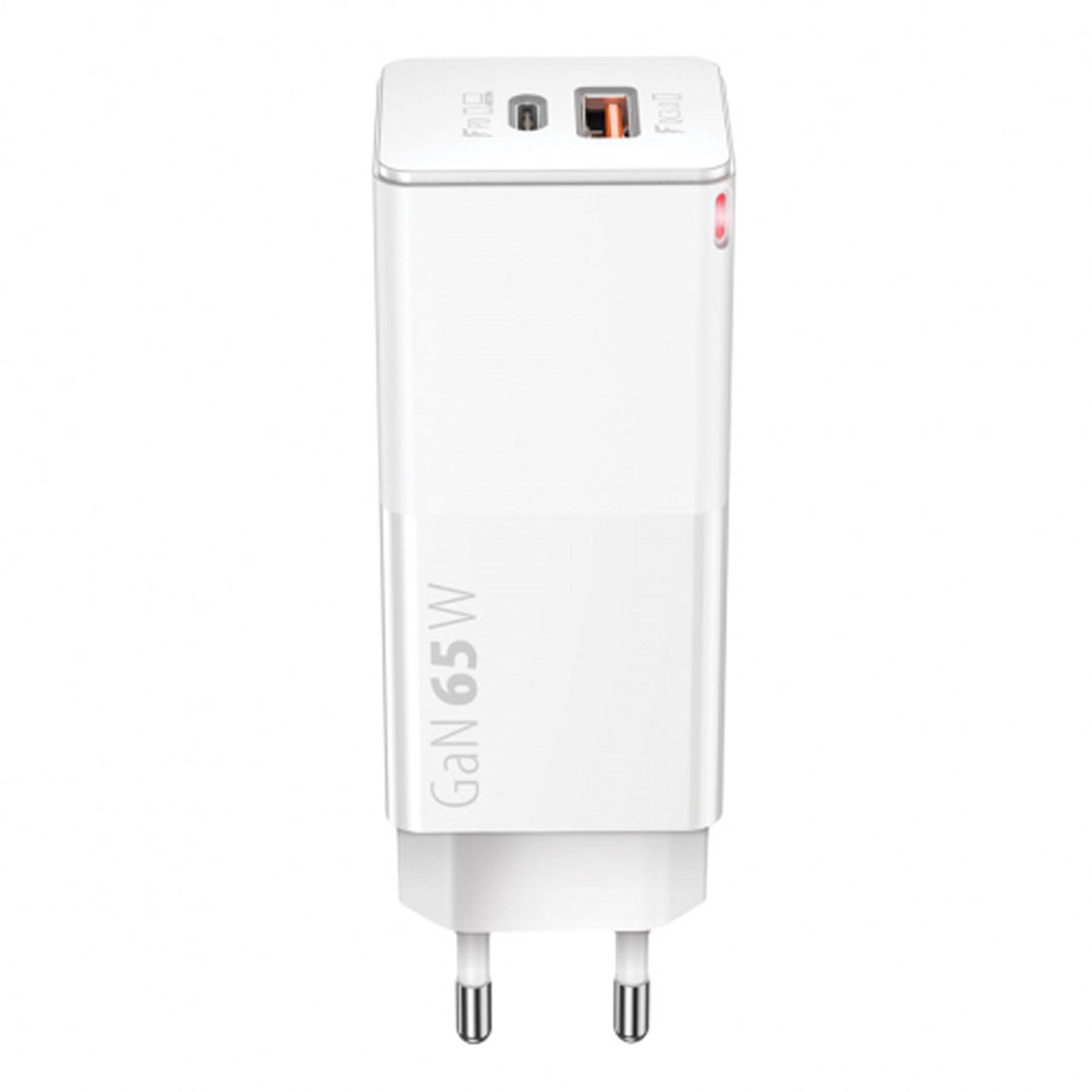 Se Forever 65W USB-C PD & USB-A QC Oplader, Hvid hos Balar