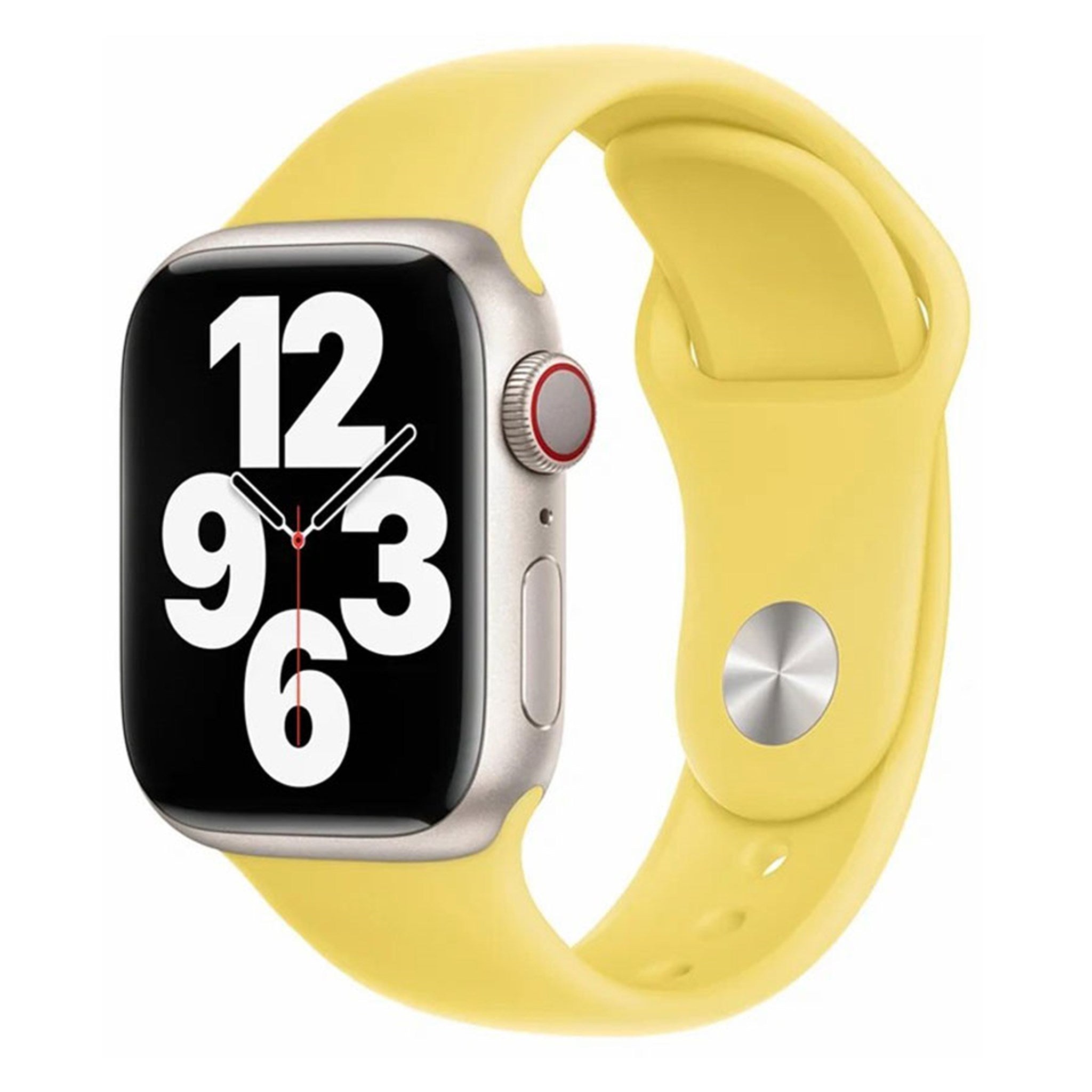 Se Lippa Apple Watch silikonerem 38/40/41, Gul hos Balar