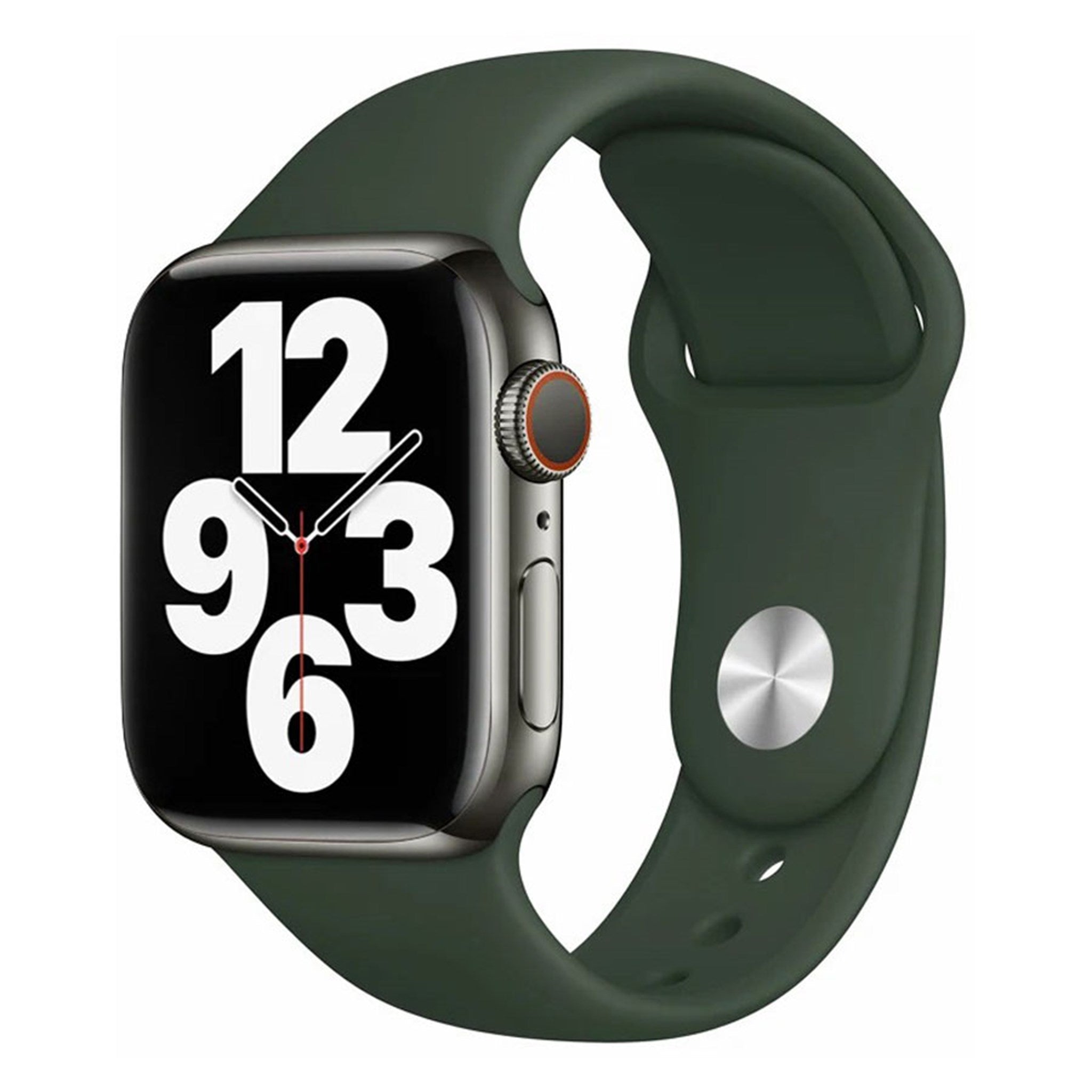 Billede af Lippa Apple Watch silikonerem 42/44/45/49, Mørkegrøn hos Balar