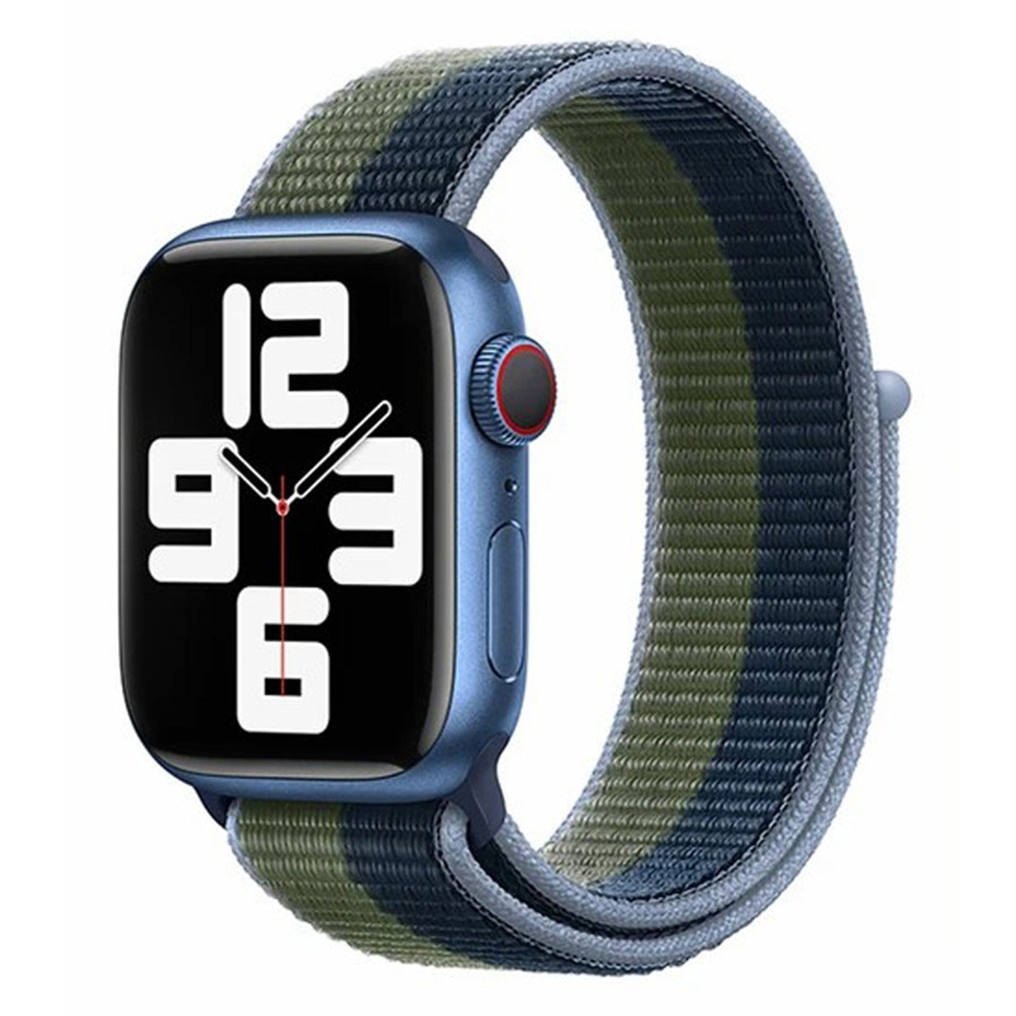 Billede af Lippa Apple Watch nylonrem 42/44/45/49, Grøn/blå hos Balar