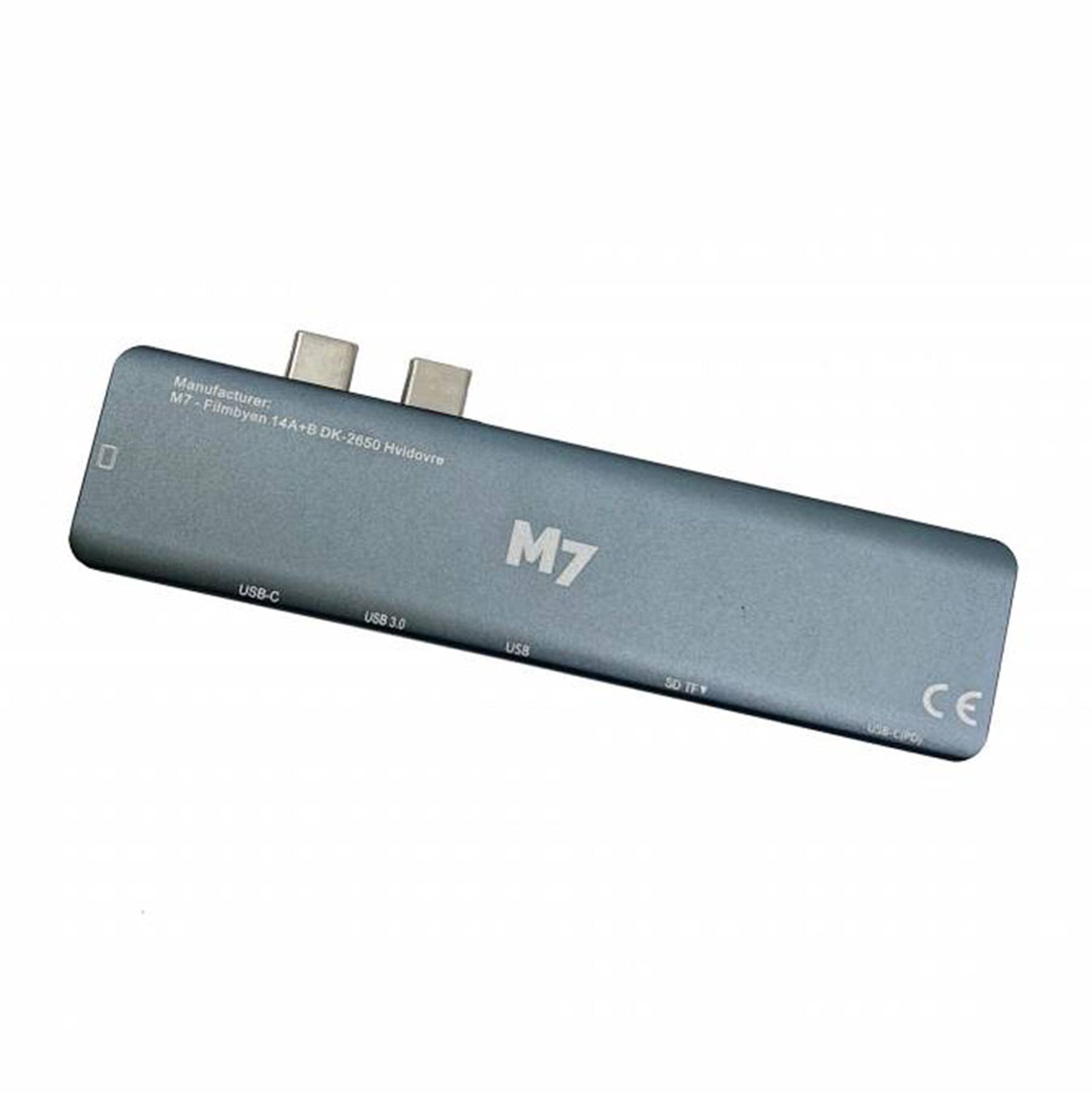 Billede af M7 USB-C HDMI Adapter 7 i 2 m. HDMI, USB, SD, USB-C hos Balar