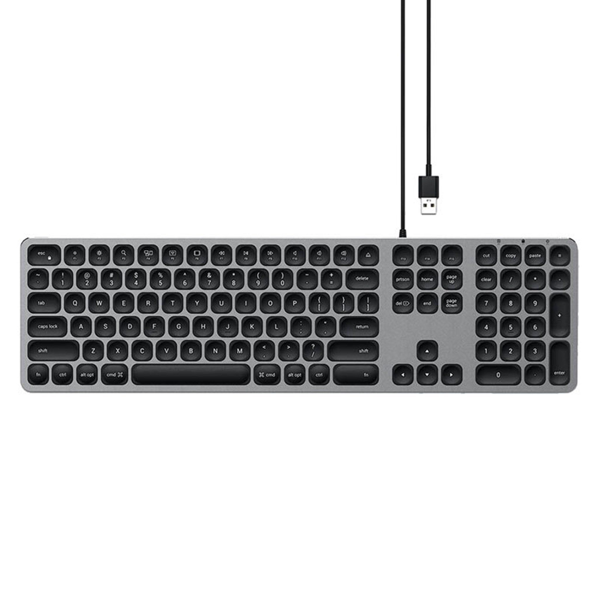 Billede af Satechi tastatur til MacBook og iMac med Æ, Ø og Å, Space Grey hos Balar