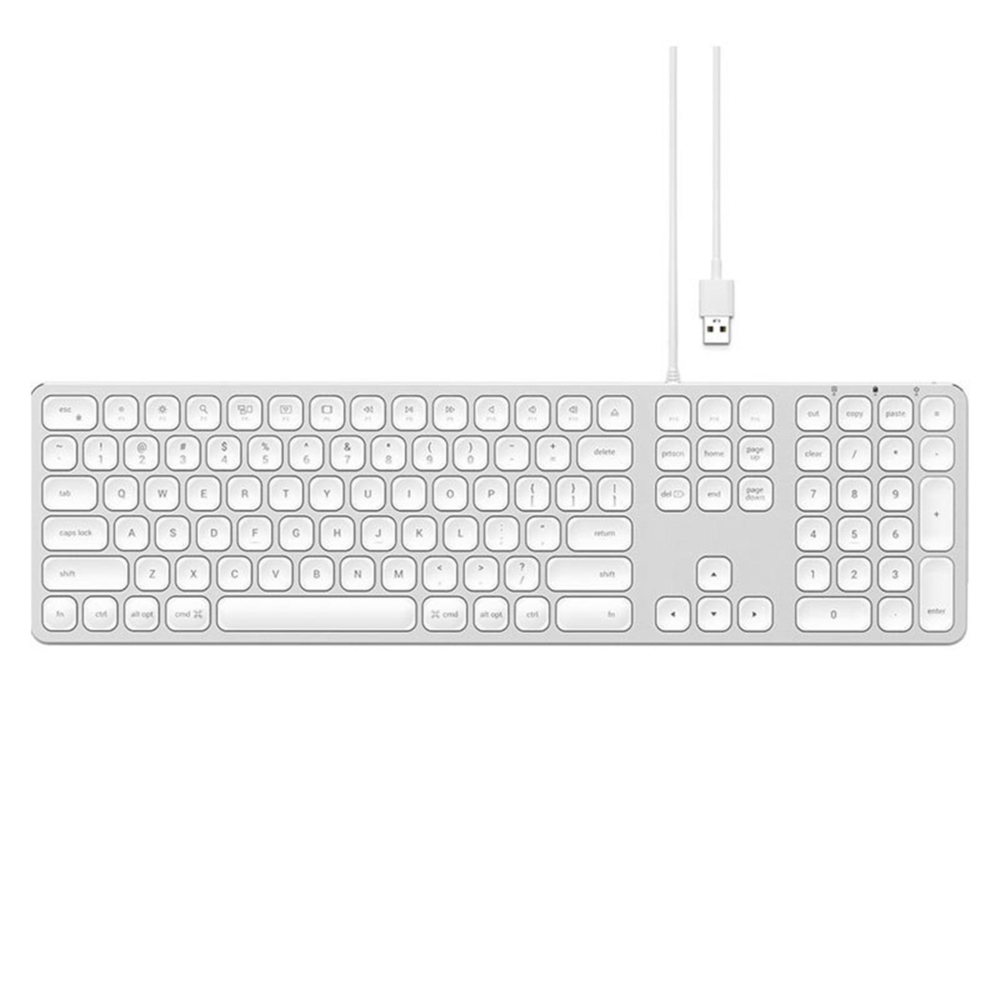 Billede af Satechi tastatur til MacBook og iMac med Æ, Ø og Å, Sølv