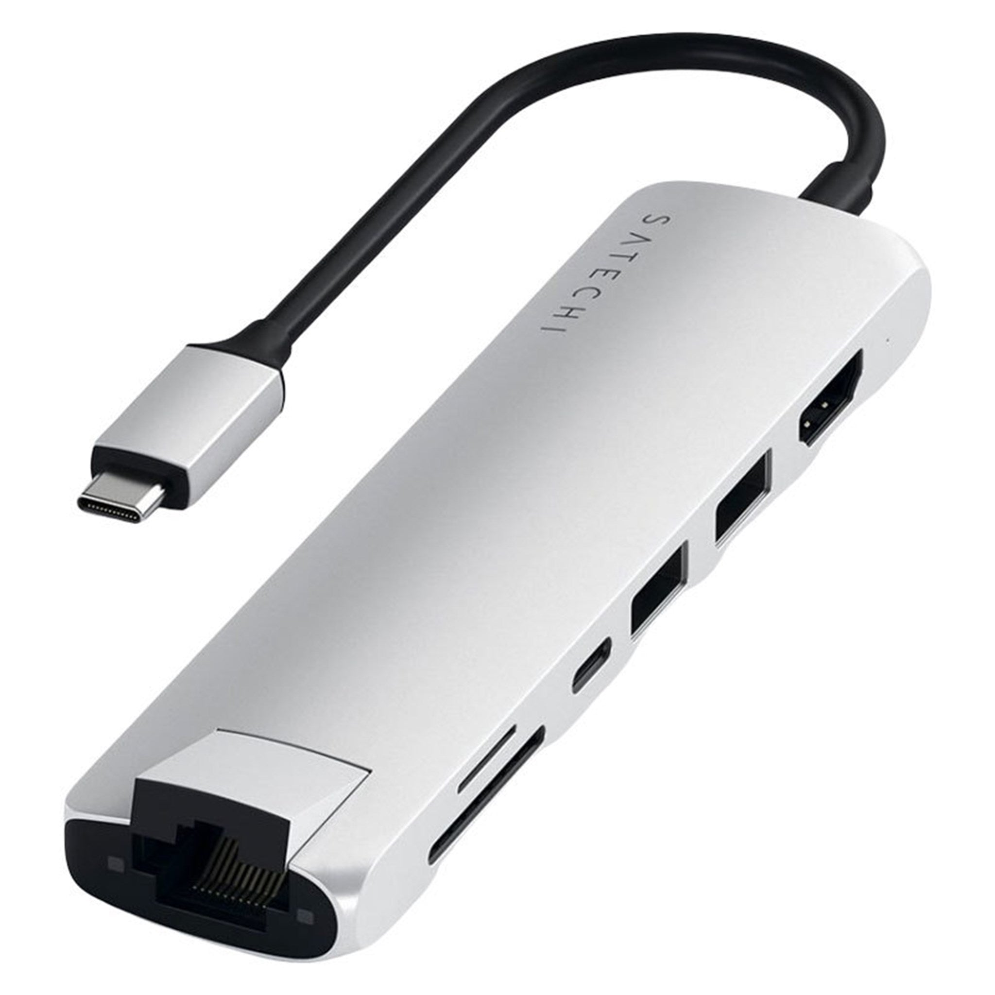 Billede af Satechi USB-C PD 7-port, Sølv hos Balar