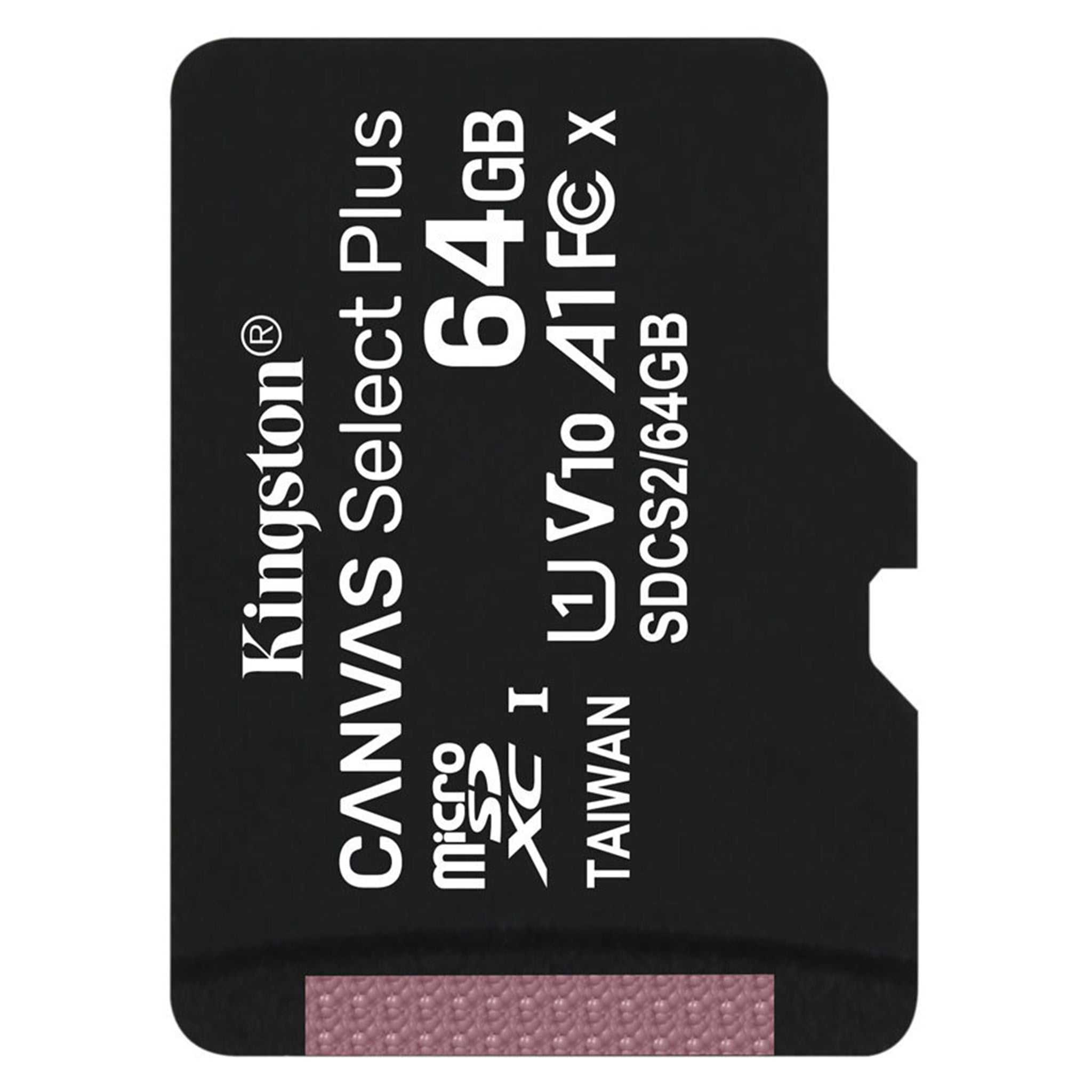 Se Kingston 64GB MicroSD XC Kort, Class 10, 100 Mb/S hos Balar