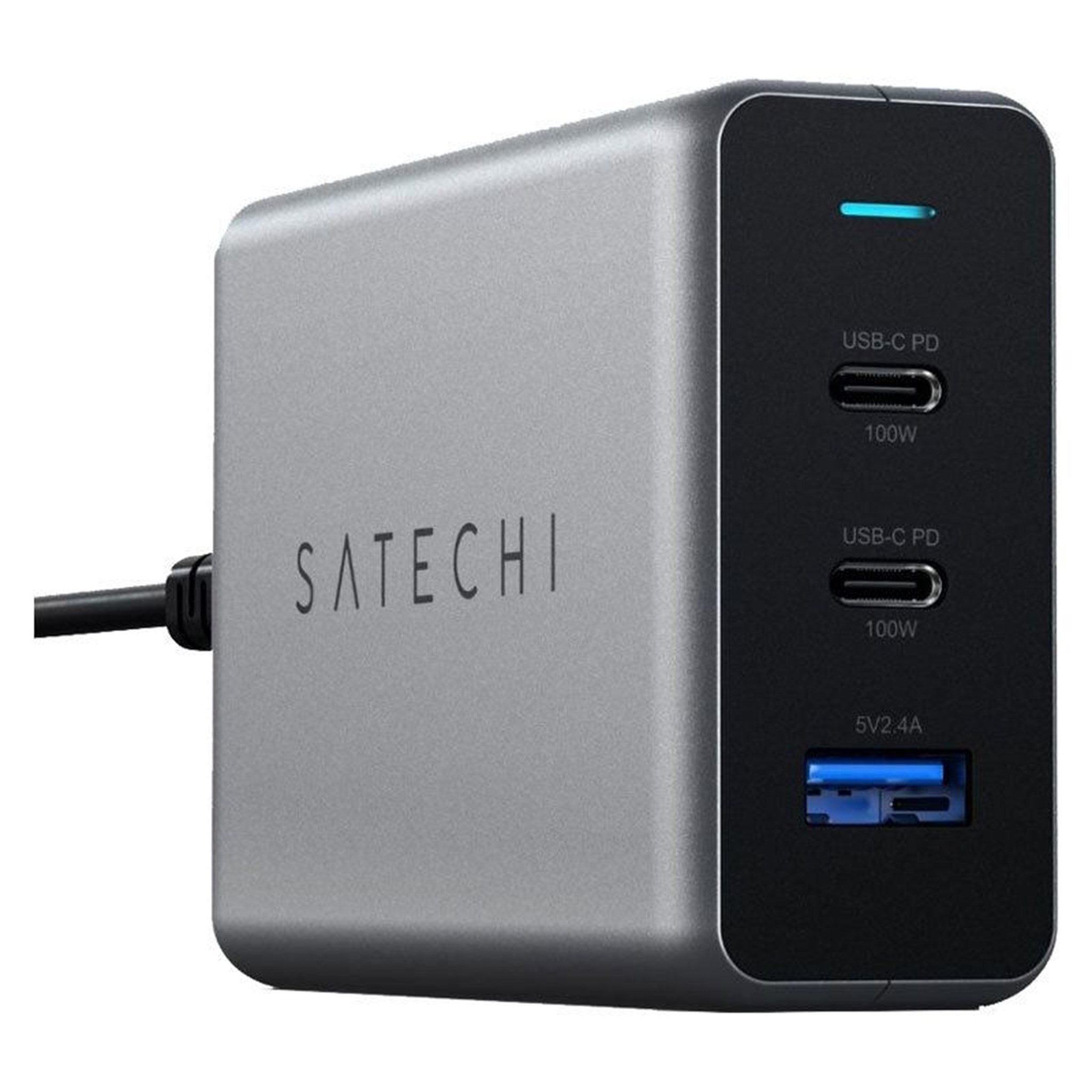 Billede af Satechi GaN 100W PD USB-Hub, Space Grey