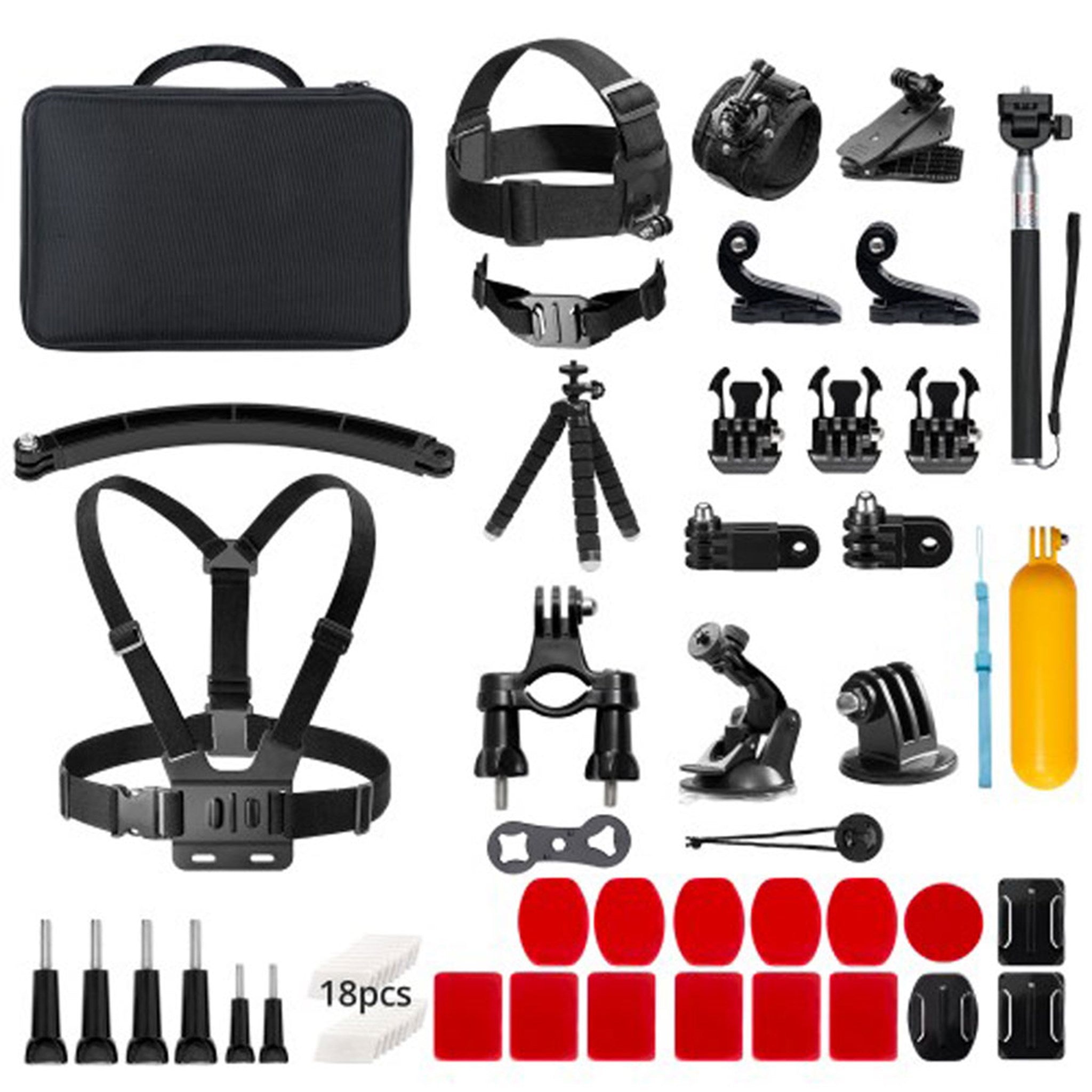 Se AKASO Accessory kit til Action Kamera - 60 dele hos Balar